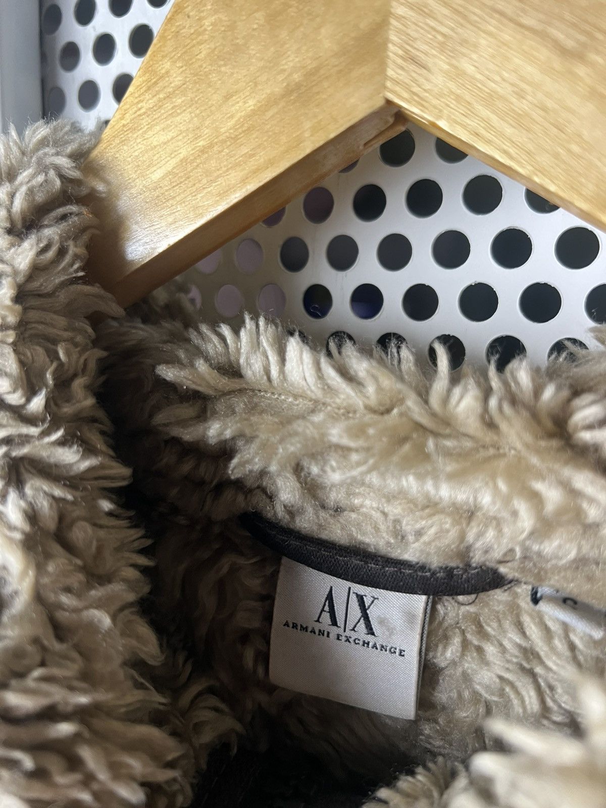 Emporio Armani Vintage Armani Exchange Waxed Fur N2B Jacket Split Hood Size US S / EU 44-46 / 1 - 9 Thumbnail