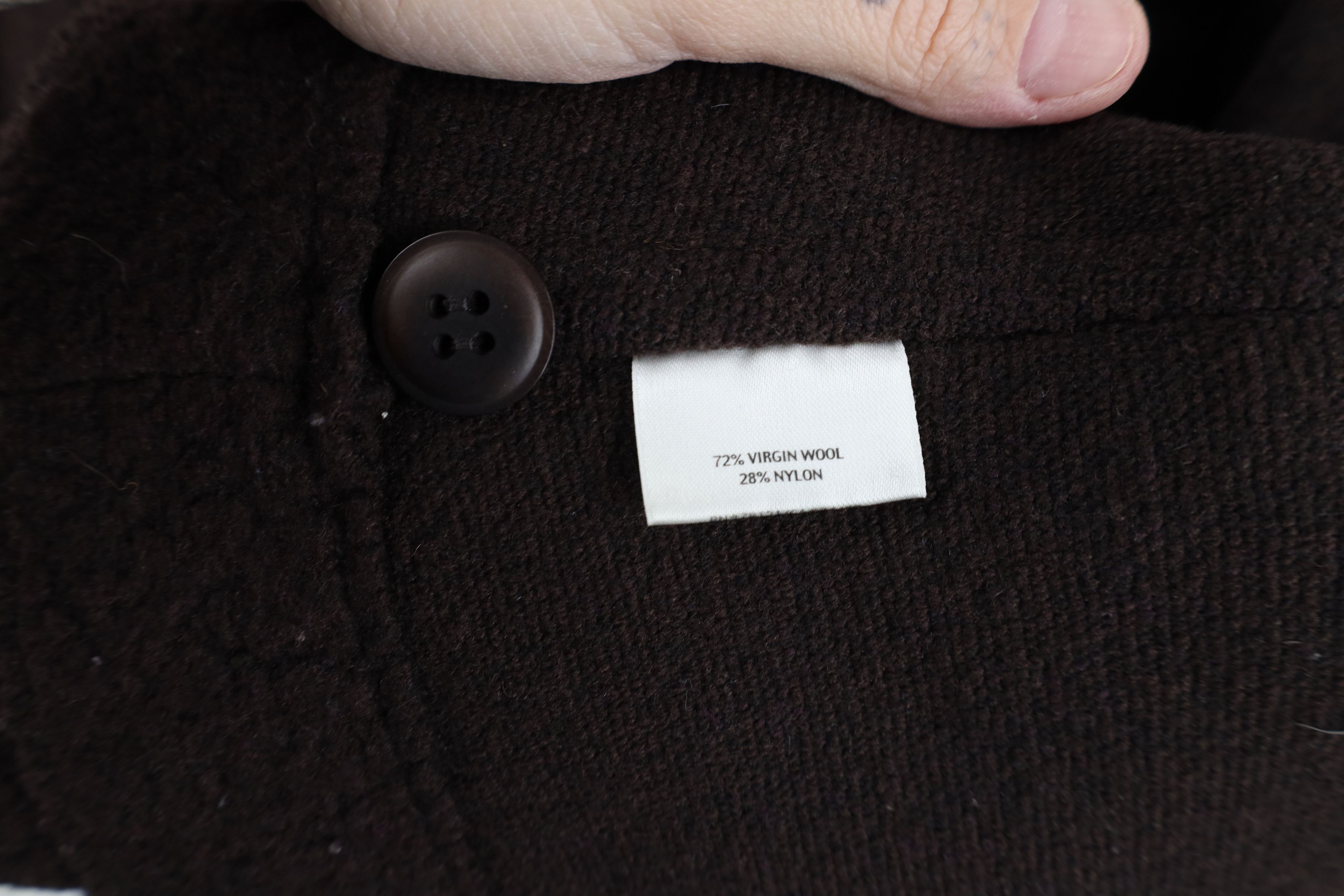 Eileen Fisher Eileen Fisher Virgin Wool Knit Button Sweater Jacket Brown Size L / US 10 / IT 46 - 10 Thumbnail