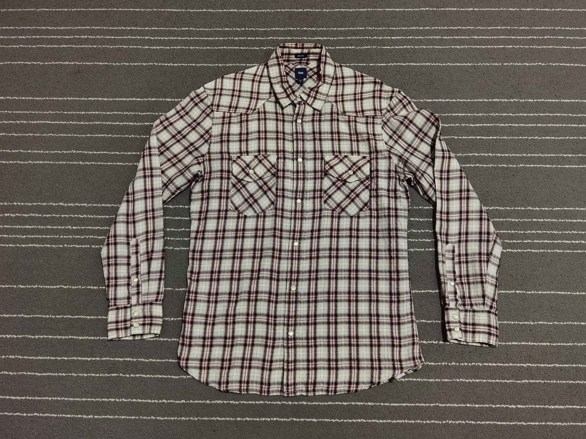 Gap Gap slim fit Western pearl snap button S 2231 Size US S / EU 44-46 / 1 - 1 Thumbnail