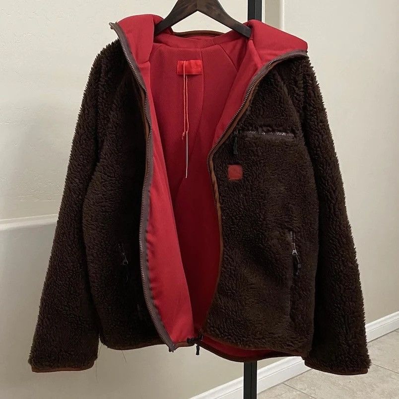 Fugazi 2023 NINJA SHERPA *BROWN* FLEECE JACKET (XL) Size US XL / EU 56 / 4 - 3 Thumbnail