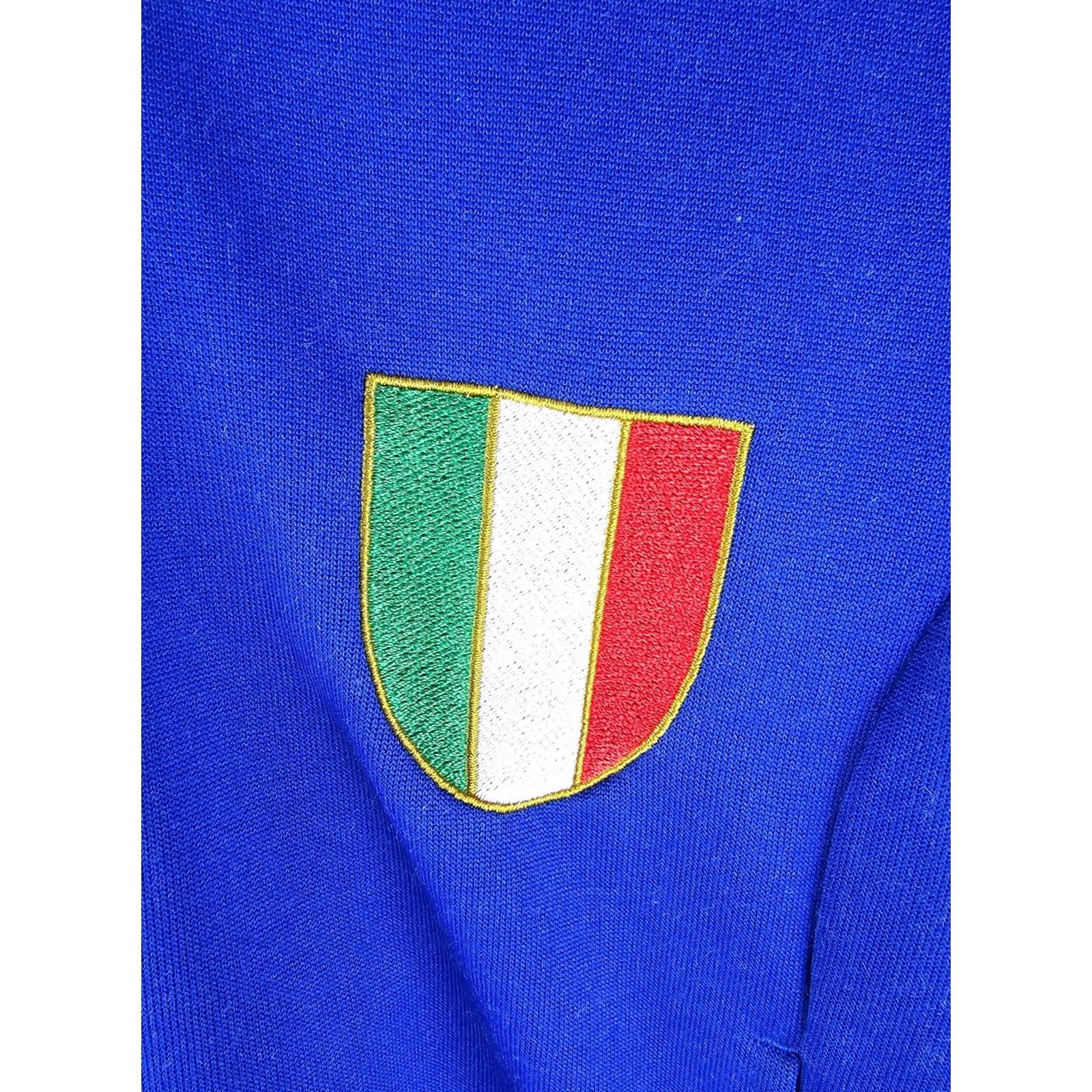 Adidas VINTAGE adidas TREFOIL FIFA ITALIA TRACK JACKET WOMEN'S SMALL Jacket Women S Blue Track Jacket 90s FIFA Italy Cross Shoulder 15 INCH Size S / US 4 / IT 40 - 3 Thumbnail