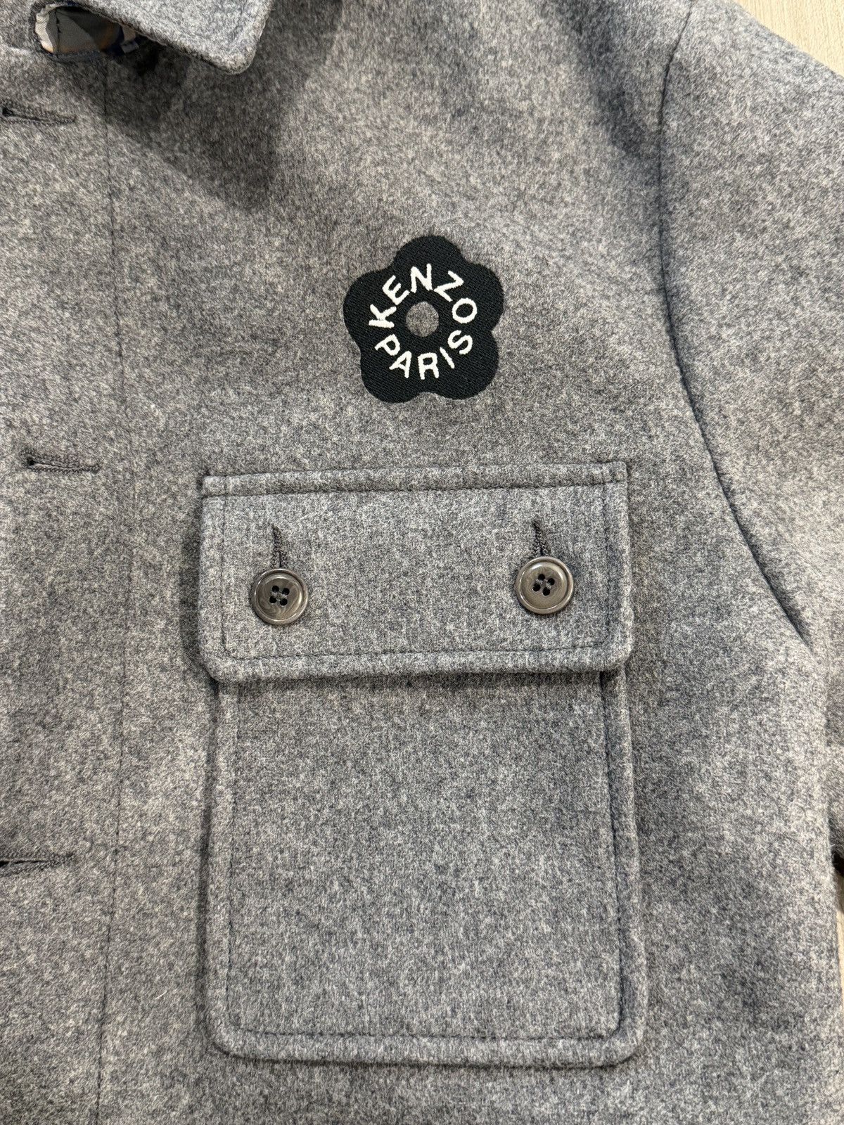 Kenzo Kenzo Boke Flower Wool Jacket Size US S / EU 44-46 / 1 - 2 Thumbnail