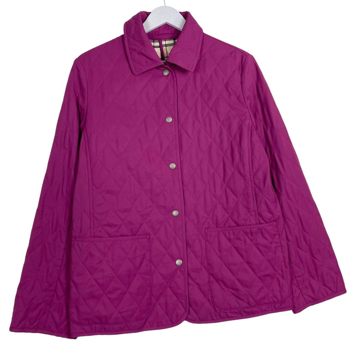Burberry 💥BURBERRY LONDON QUILTED NOVA CHECK JACKET Size M / US 6-8 / IT 42-44 - 4 Thumbnail