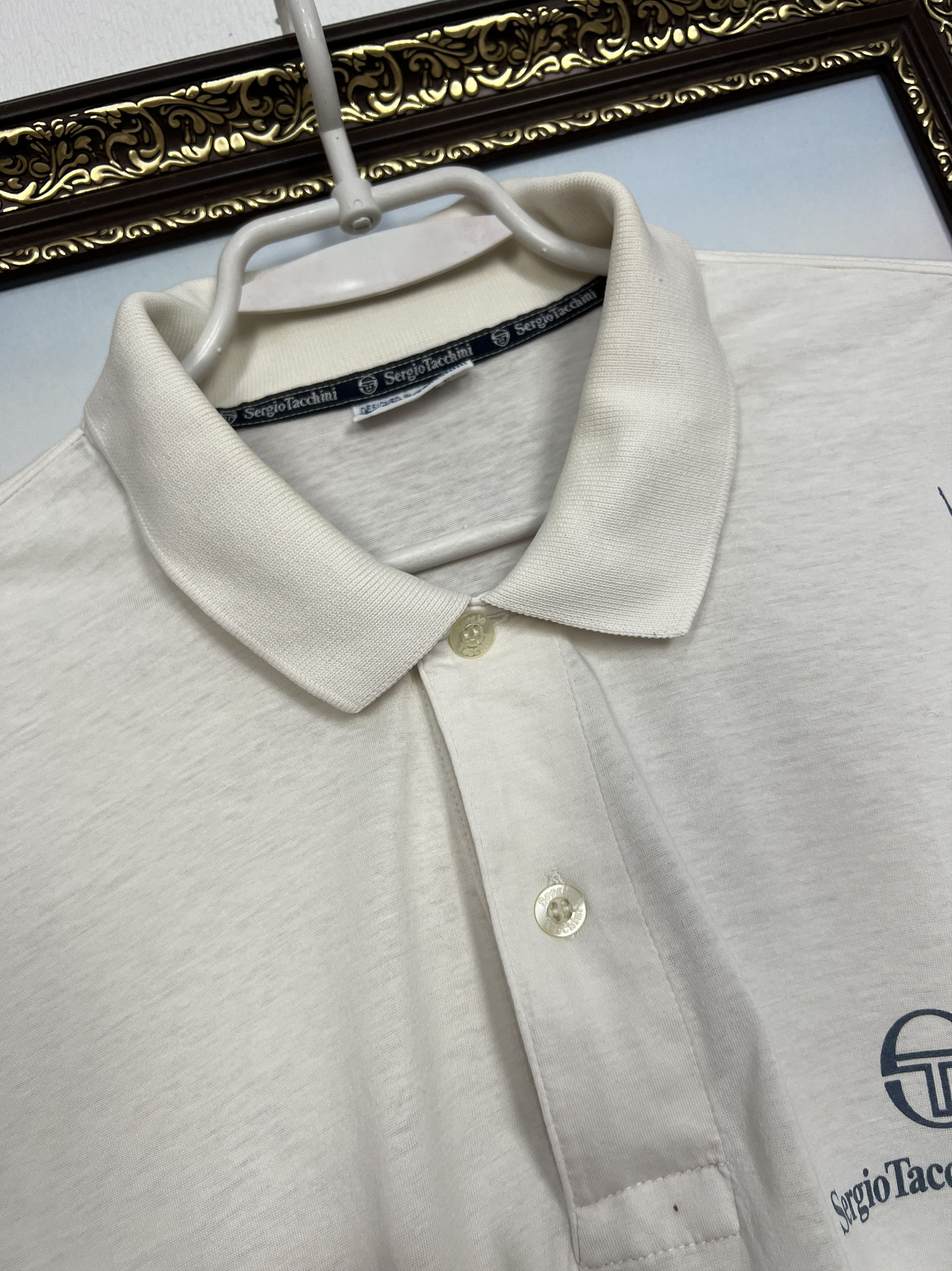 Vintage 90's Sergio Tacchini Tennis Polo Shirt Jersey Trikot