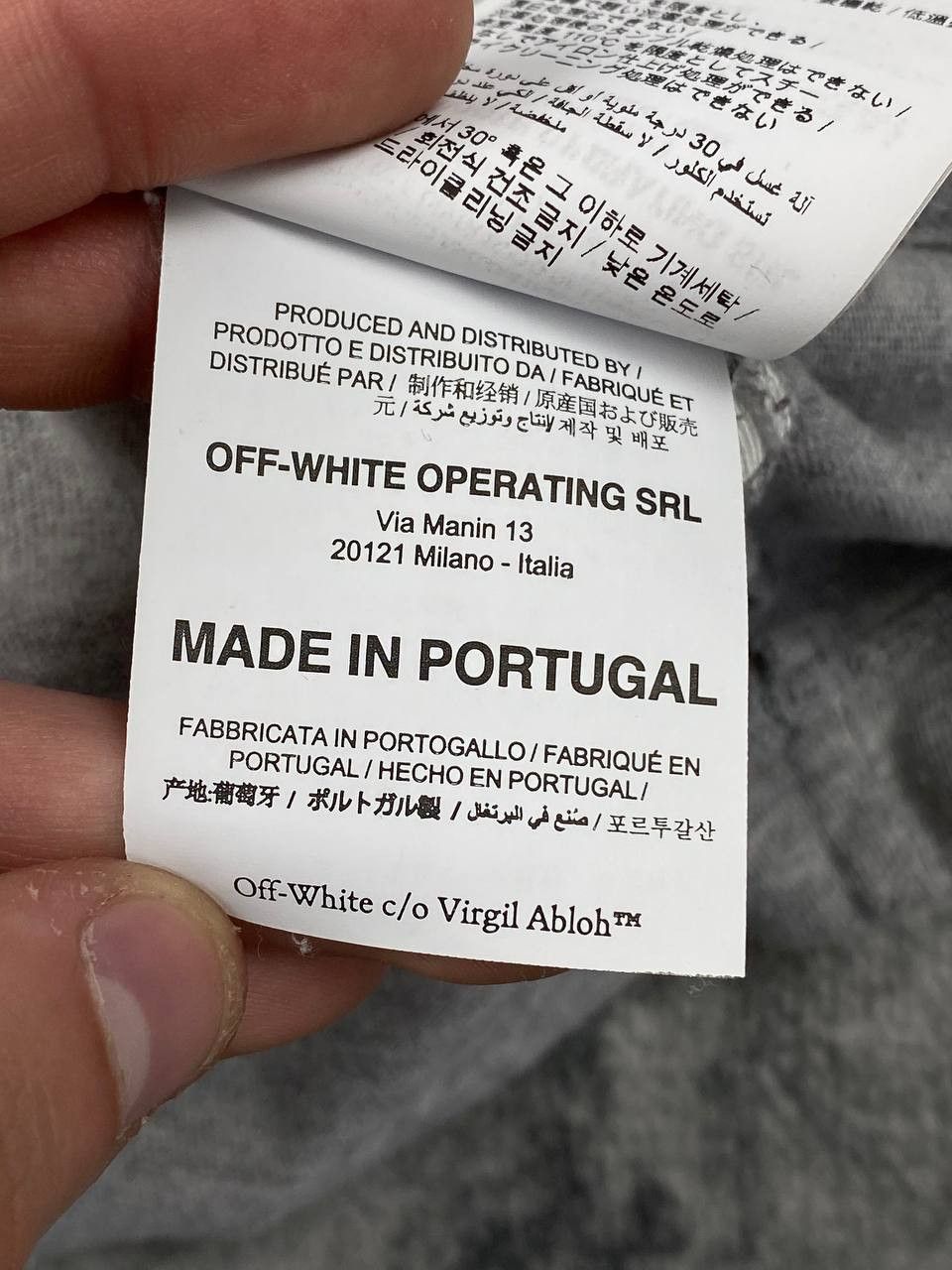 Off-White Off-White Trellis Worker Long Sleeve Big Logo Men Size L Size US L / EU 52-54 / 3 - 14 Thumbnail