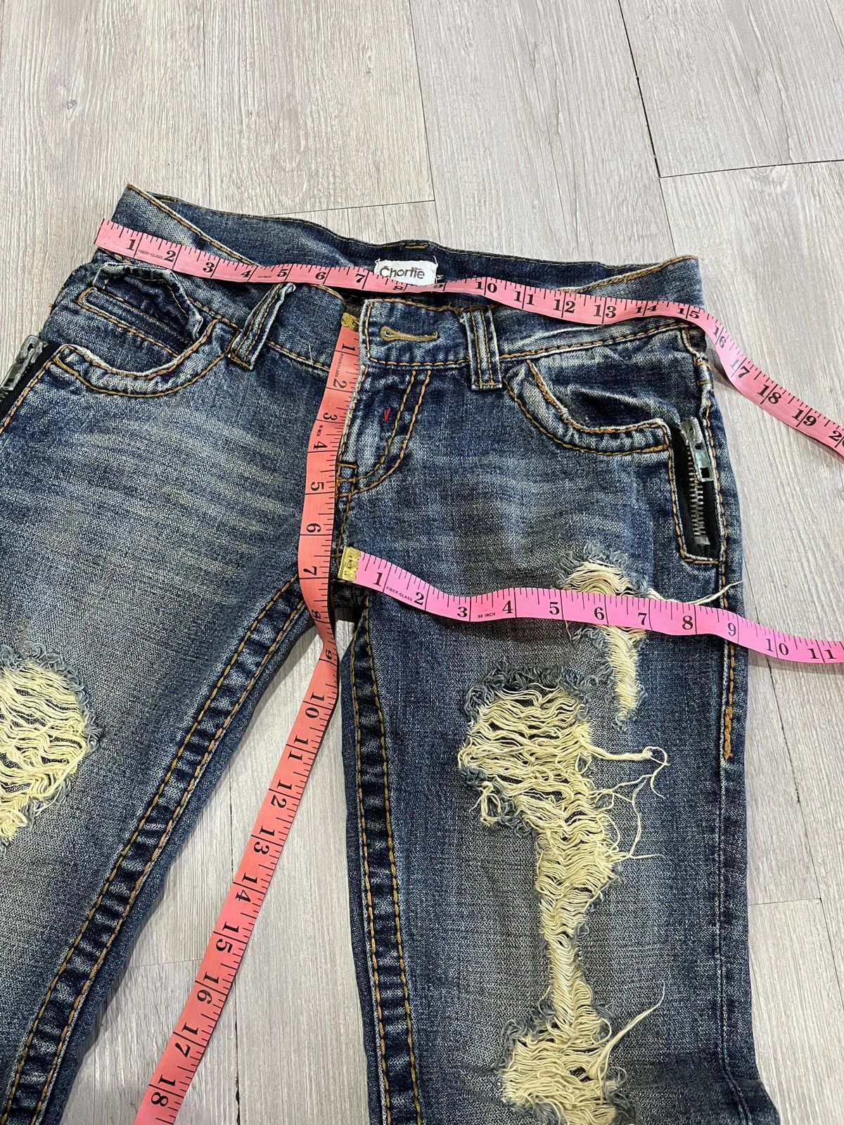 Hysteric Glamour RARE Distressed Denim Chortie vintage Size US 30 / EU 46 - 9 Thumbnail
