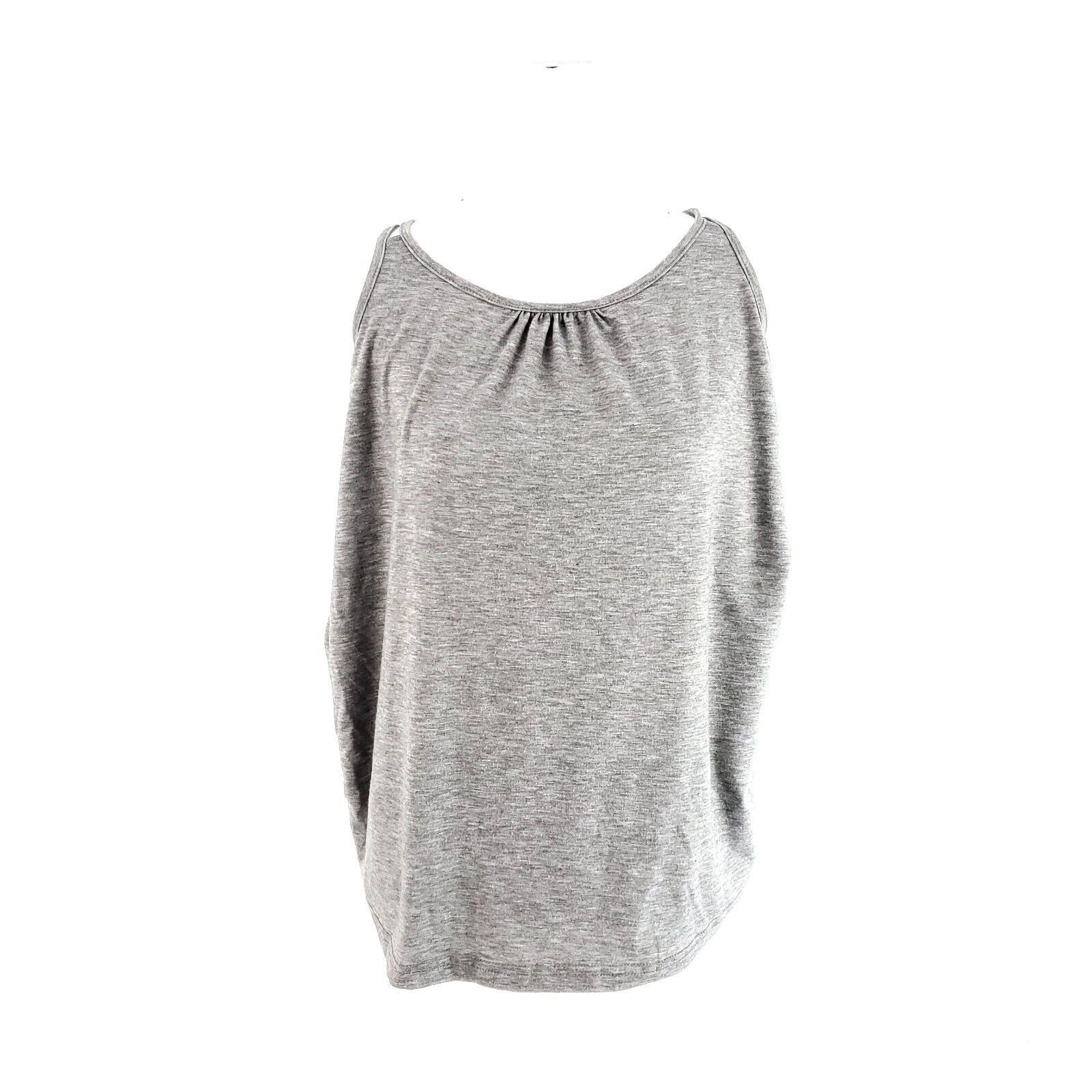 Designer Hibelle Large Gray Tank Top Round Neck Size L / US 10 / IT 46 - 1 Thumbnail