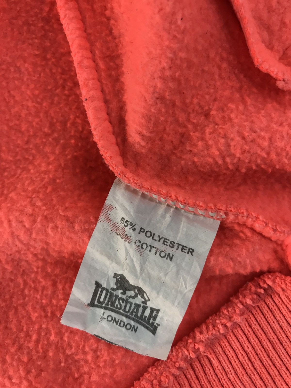 Lonsdale Vintage Sweater Lonsdale London Zipper Hoodie Size US L / EU 52-54 / 3 - 12 Thumbnail