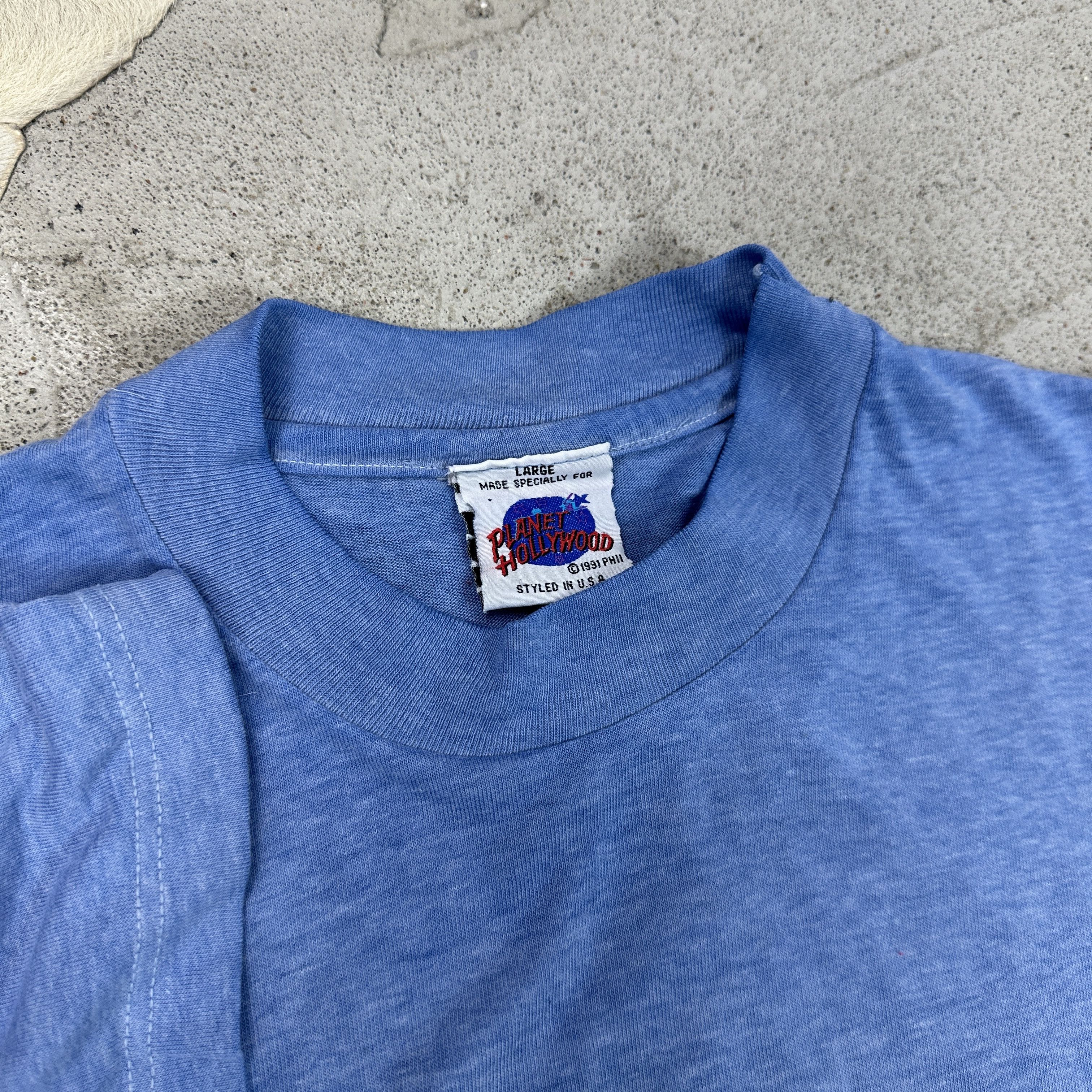 Vintage Vintage Old school Skater Planet Hollywood 90s T-shirt Size US M / EU 48-50 / 2 - 3 Thumbnail
