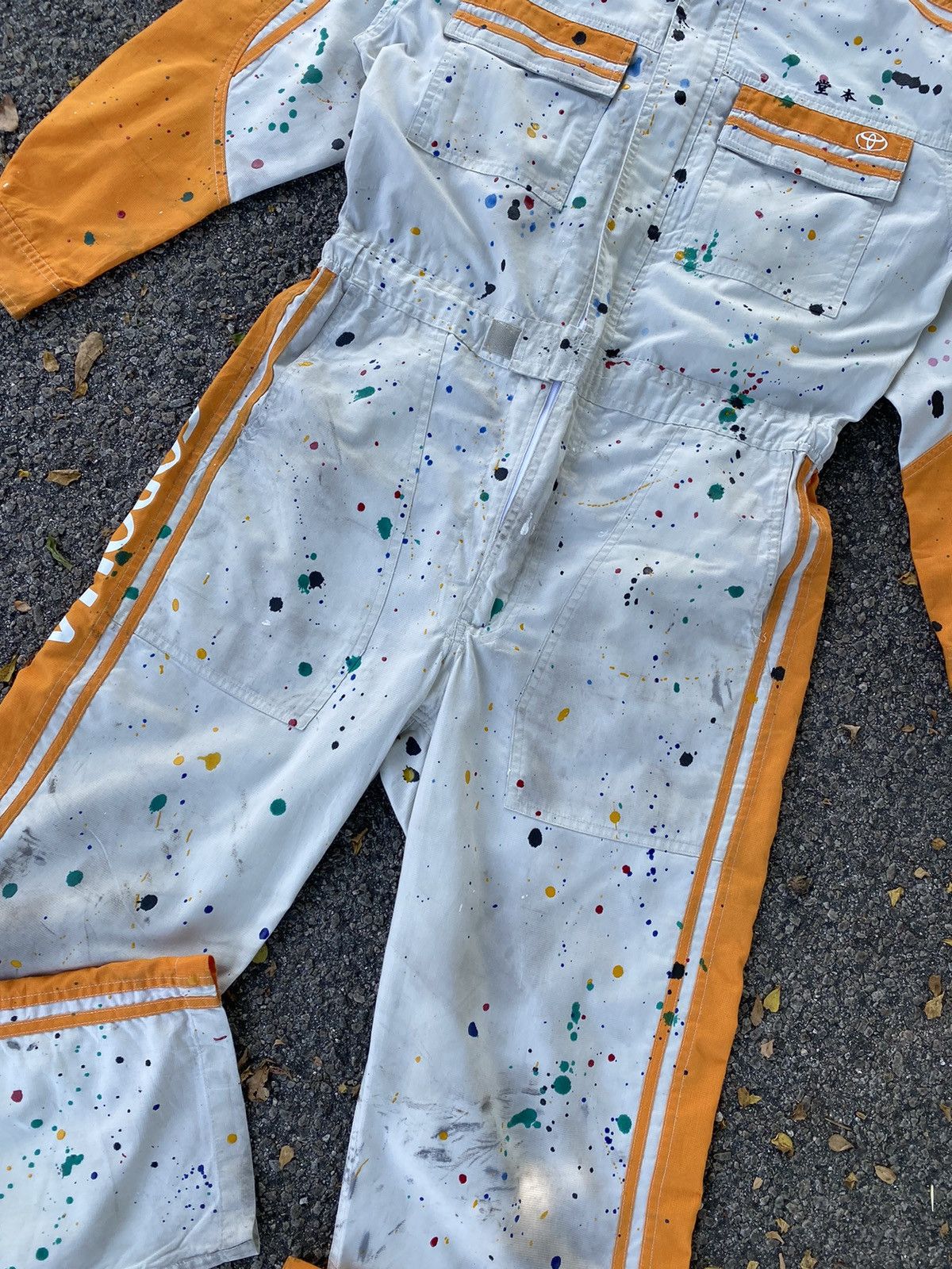 Vintage 🔥 Distressed 🔥 Vintage Toyota Corolla Tecno Jumpsuit Size US 36 / EU 52 - 4 Thumbnail