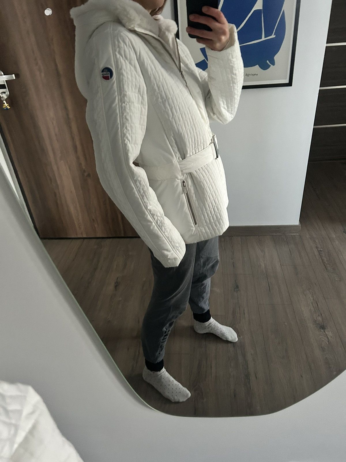 Fusalp Fusalp white ski city jacket with belt new XL 42 Size XL / US 12-14 / IT 48-50 - 17 Thumbnail