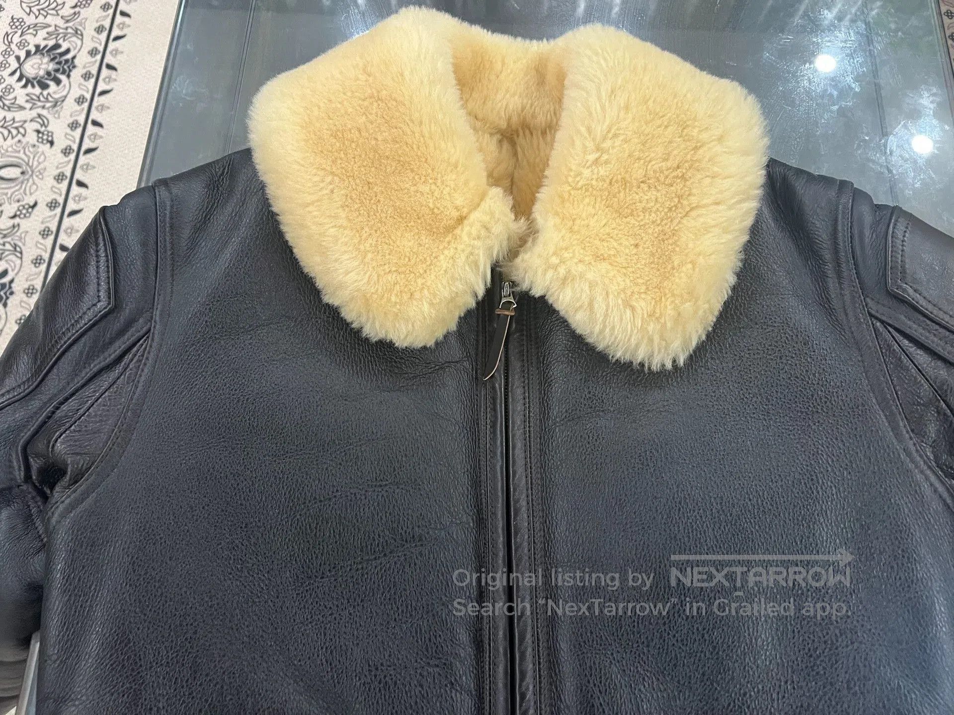 Aero Leathers AERO Shearling Horsehide Leather Jacket. Size US XS / EU 42 / 0 - 9 Thumbnail