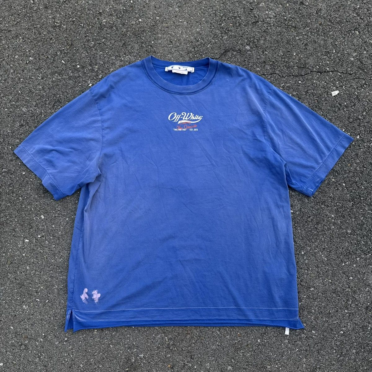 Off-White off-white distressed tee Size US XXL / EU 58 / 5 - 1 Thumbnail