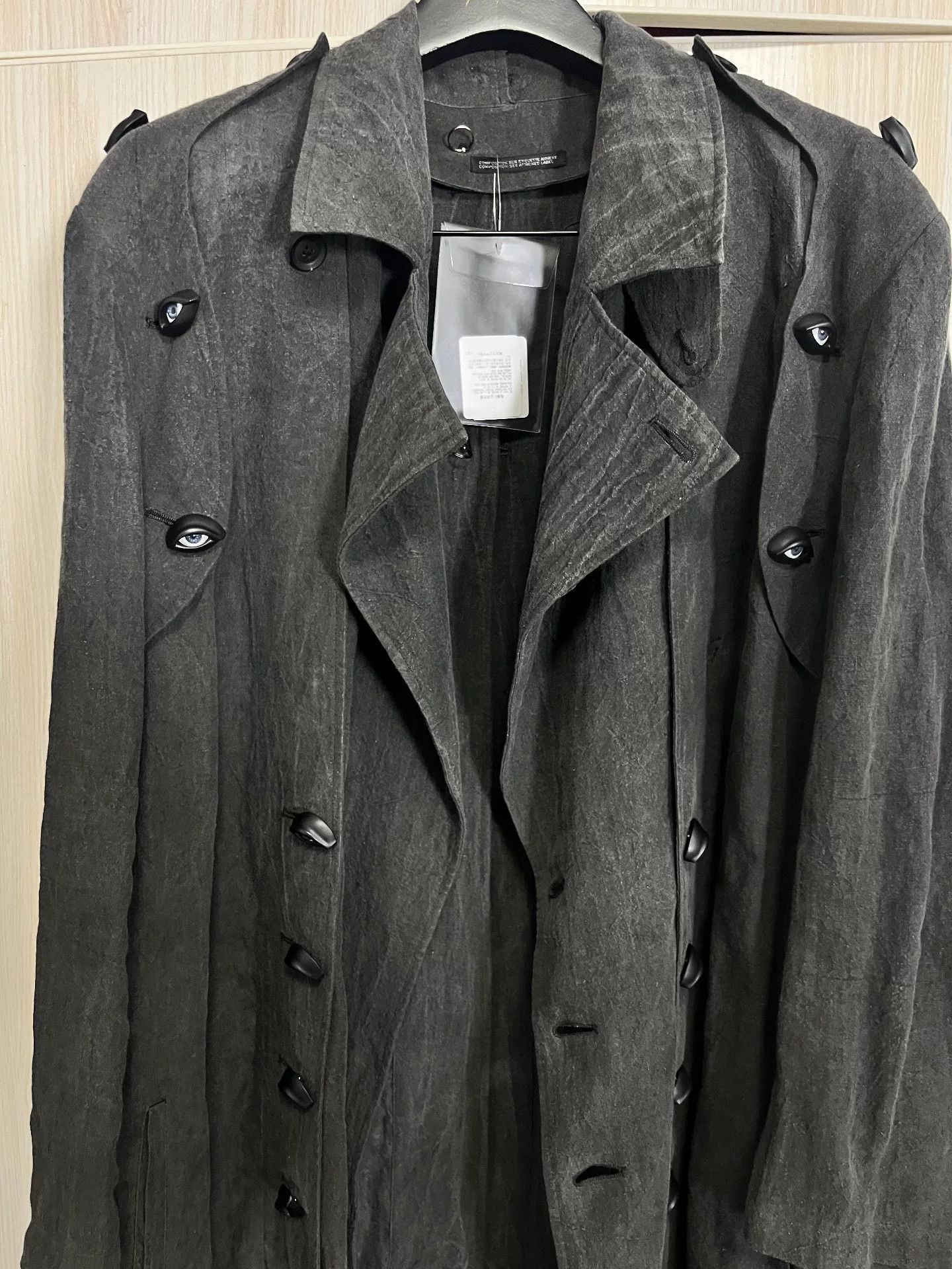 Yohji Yamamoto Yohji Yamamoto Deconstructed Eyeball Coat Size US M / EU 48-50 / 2 - 1 Thumbnail