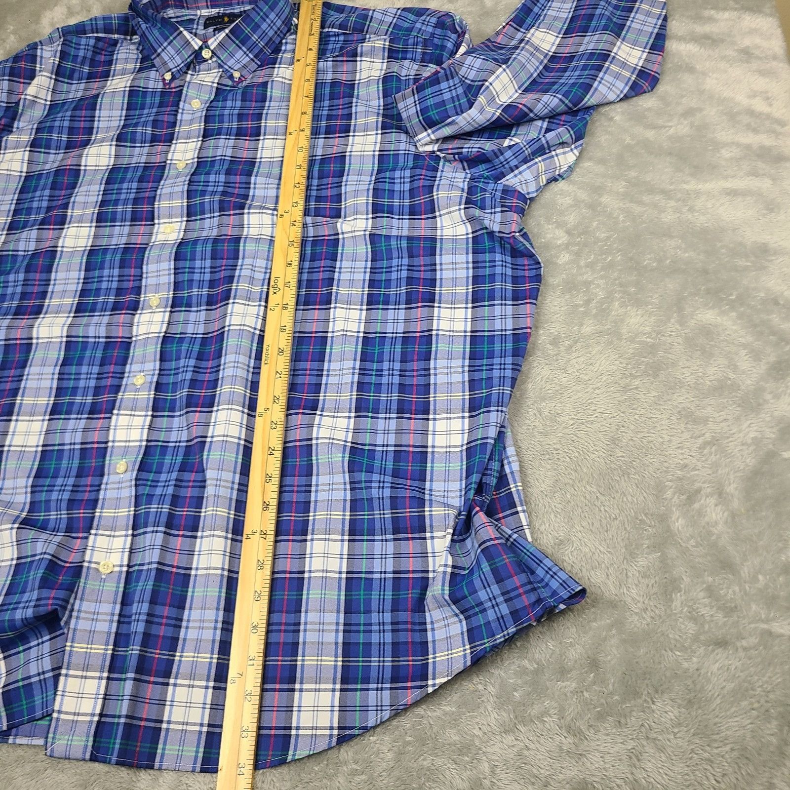 Polo Ralph Lauren Ralph Lauren Mens Performance Button Up Shirt Size 3XB Long Size US XXL / EU 58 / 5 - 7 Thumbnail