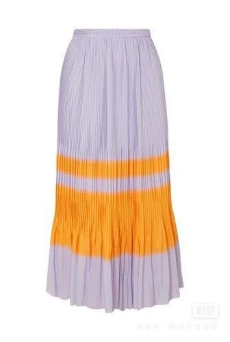Dries Van Noten DRIES VAN NOTEN size:M Purple one-of-a-kind skirt Size 31" - 1 Thumbnail