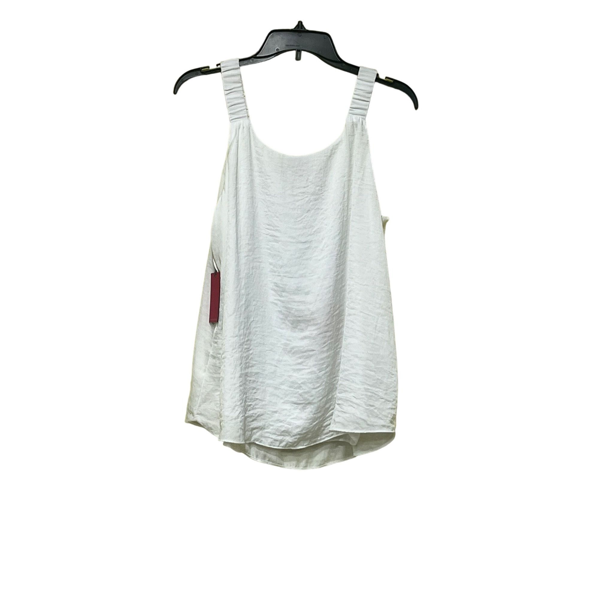 Vince Camuto Vince Camuto Ruffle Strap Rumple Tank Top, Ivory, Sz. M Size M / US 6-8 / IT 42-44 - 5 Thumbnail