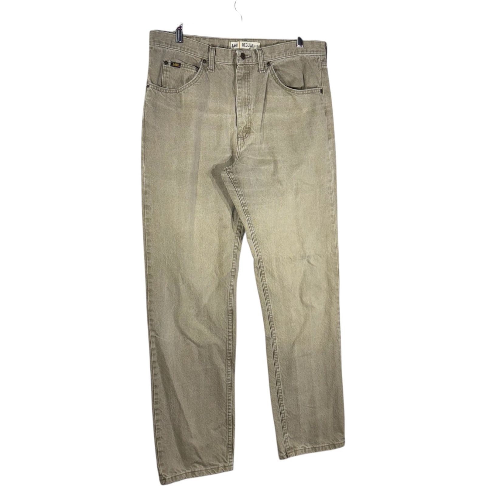 Lee Lee Denim Straight Leg Jeans 38x33 Size US 38 / EU 54 - 4 Thumbnail