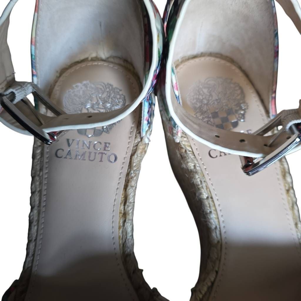 Vince Camuto Vince Camuto Women's Size 7 Pink Floral Leera Espadrille Wed Size US 7 / IT 37 - 6 Thumbnail