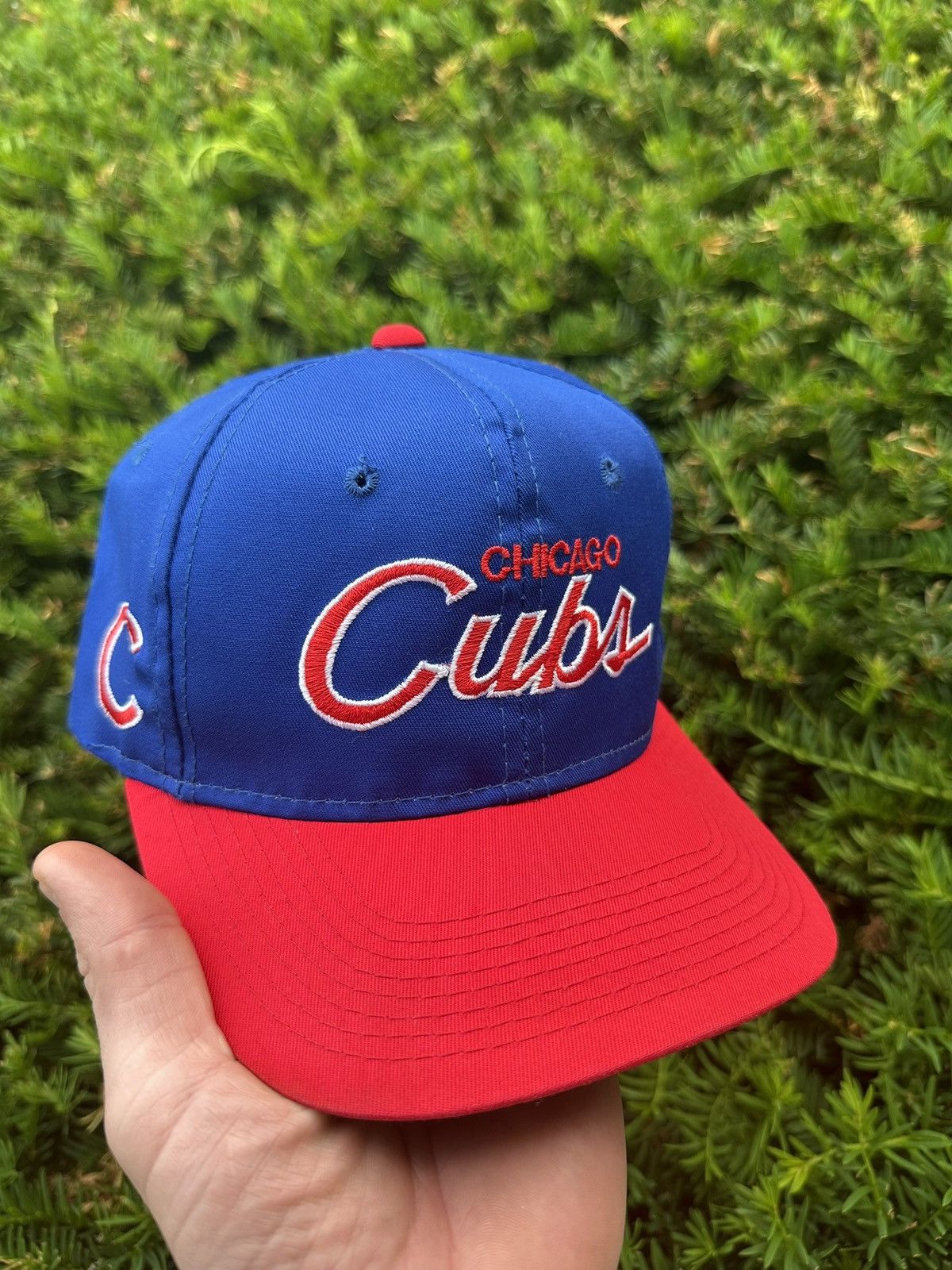Sports Specialties Vintage Chicago Cubs Sports Specialties Script SnapBack Hat Size ONE SIZE - 7 Thumbnail
