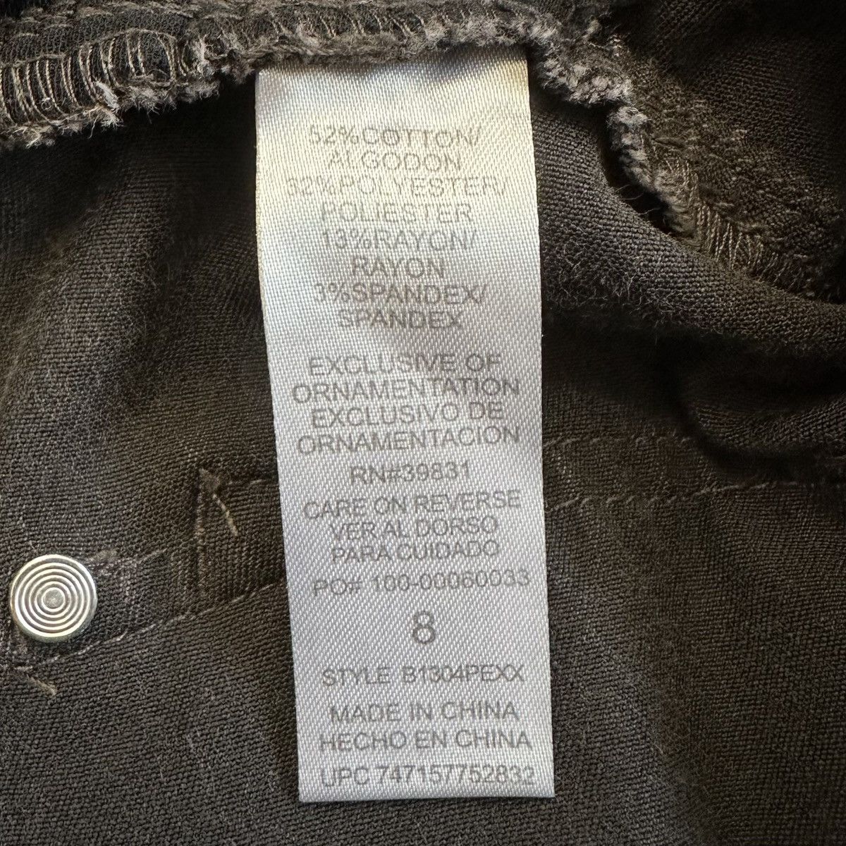 Other Democracy Ab Technology Gray Skinny Comfort Jeans Size 32" / US 10 / IT 46 - 11 Thumbnail