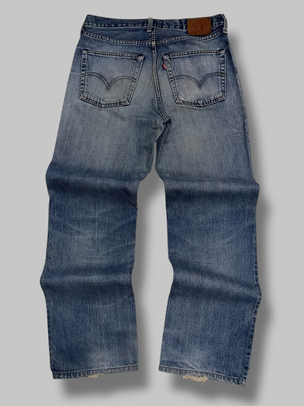 Levi's Vintage Clothing Vintage 1990s Designer Levis 502 Distressed Denim Size US 30 / EU 46 - 8 Thumbnail