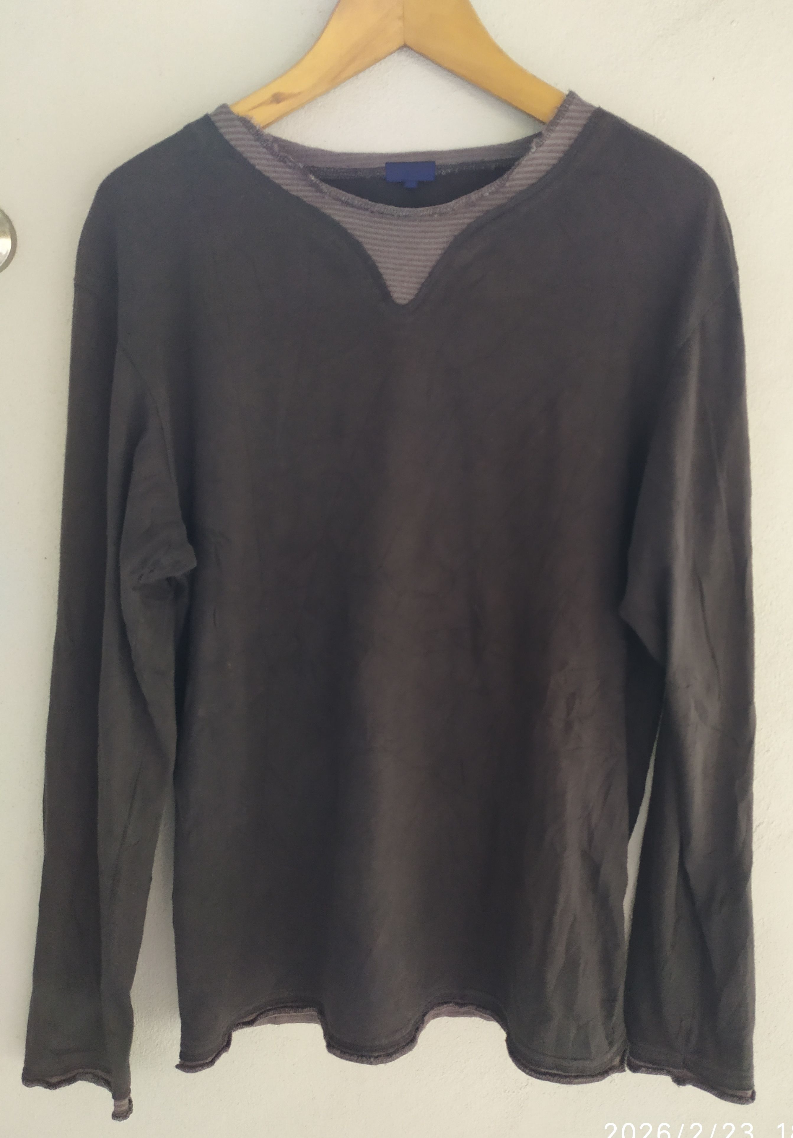 If Six Was Nine Japanese Beams double layer Long slevee Size US M / EU 48-50 / 2 - 1 Thumbnail