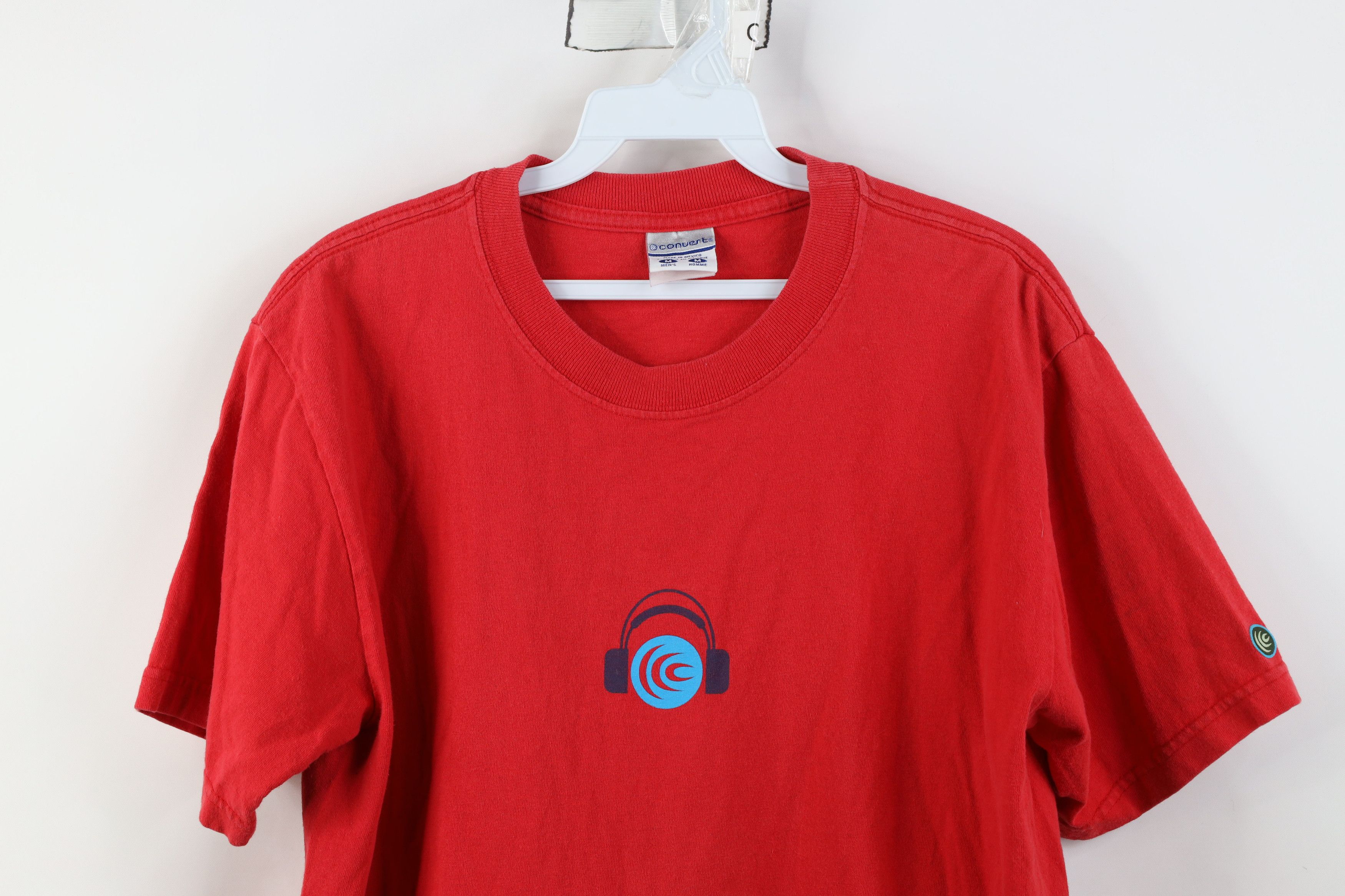 Columbia Vintage 90s Y2K Columbia Convert Music Headphones T-Shirt Size US M / EU 48-50 / 2 - 2 Thumbnail