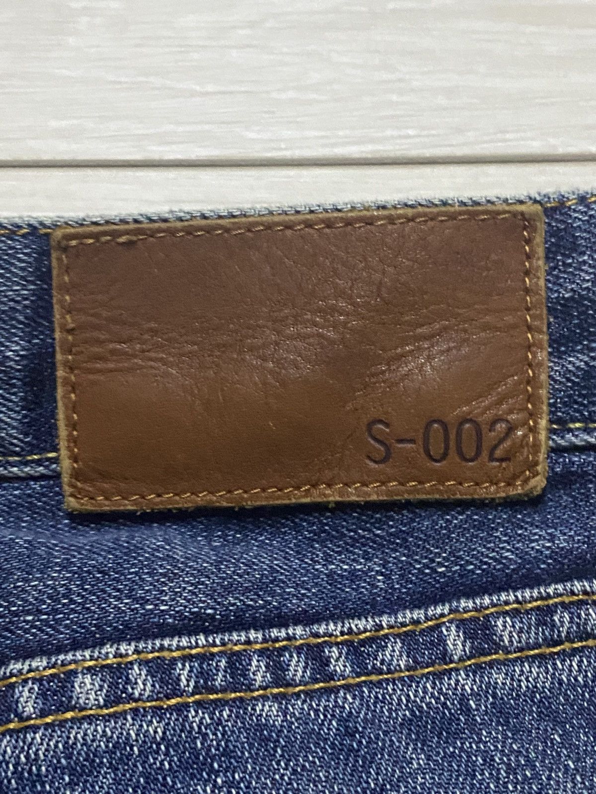 Japanese Brand Vintage Uniqlo S-002 Fade Wash Distressed Baggy Jeans Size US 30 / EU 46 - 10 Thumbnail