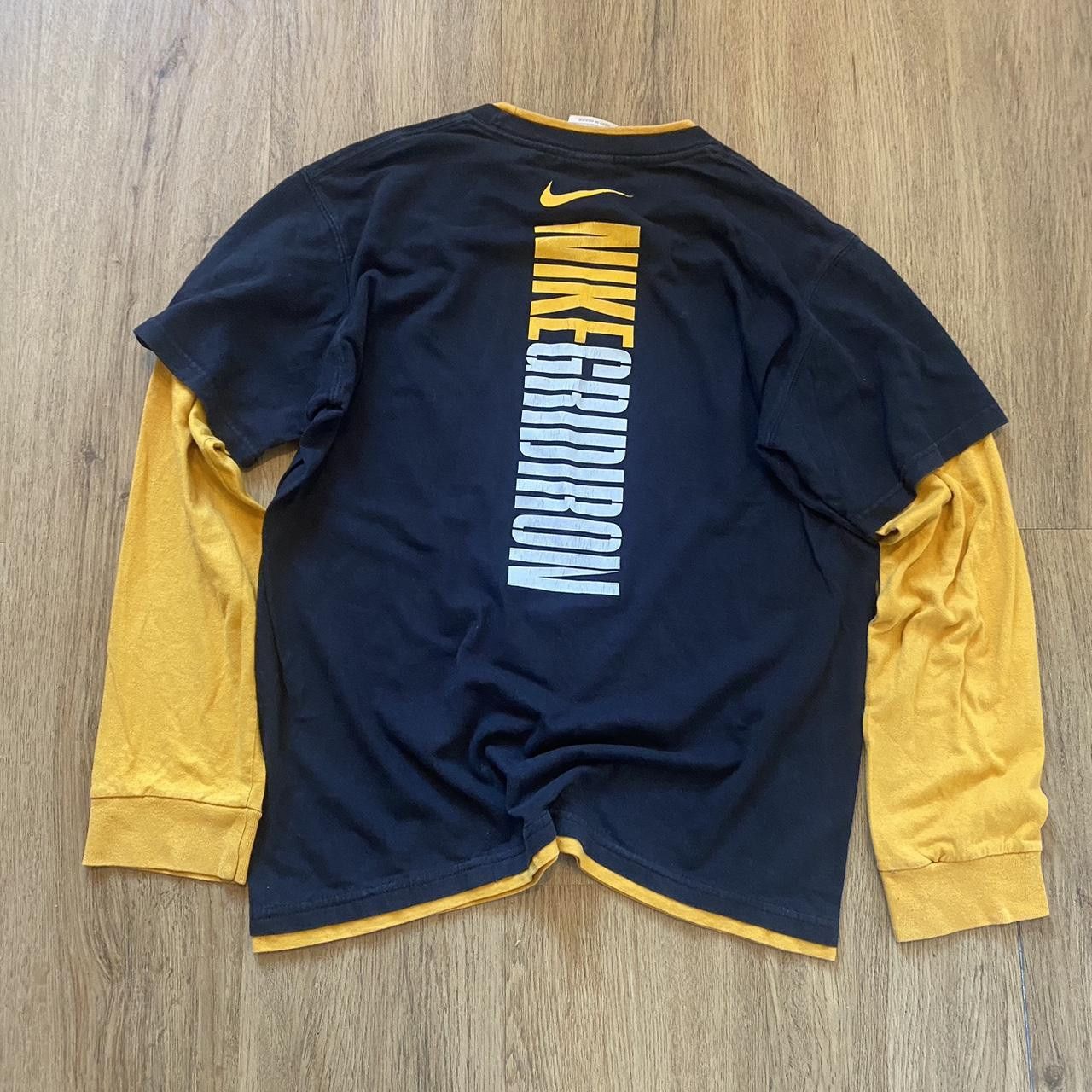 Nike Black and yellow Nike long sleeve top #streetwear Size US XS / EU 42 / 0 - 2 Thumbnail