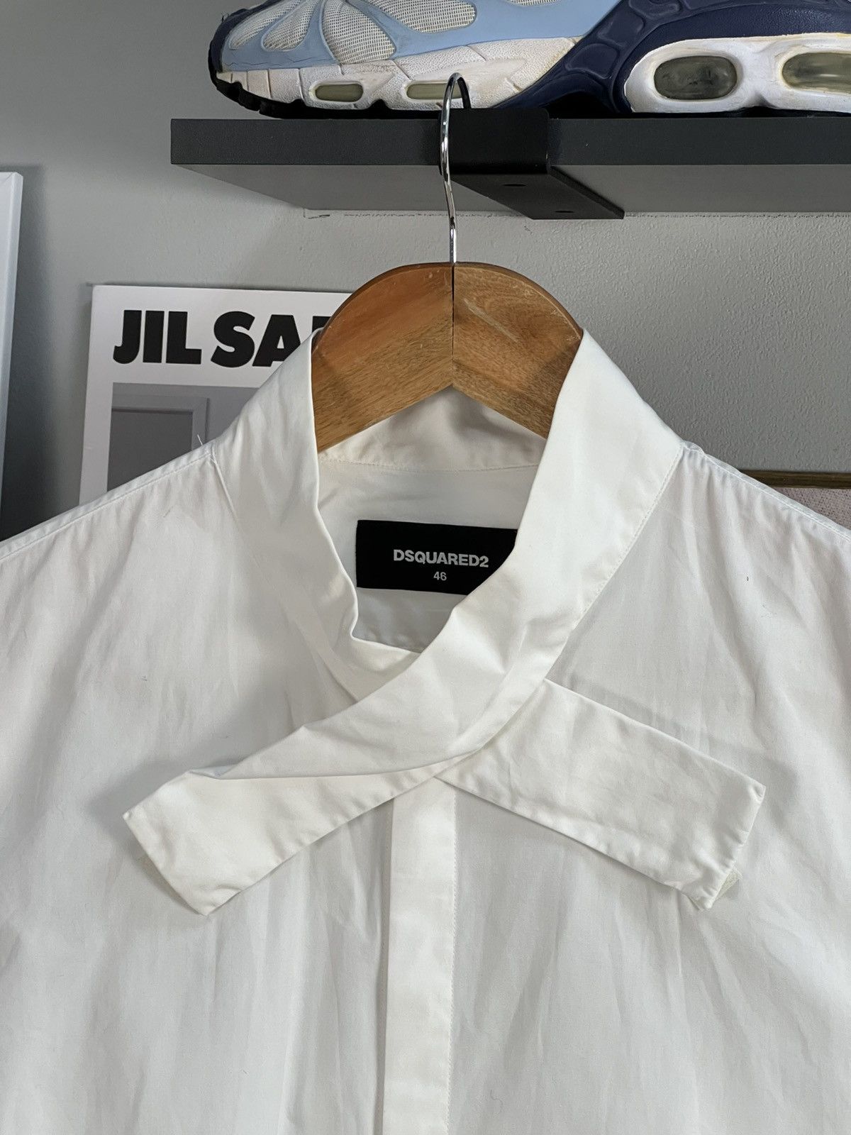 Designer Dsquared Designer collar white shirt Size US S / EU 44-46 / 1 - 2 Thumbnail