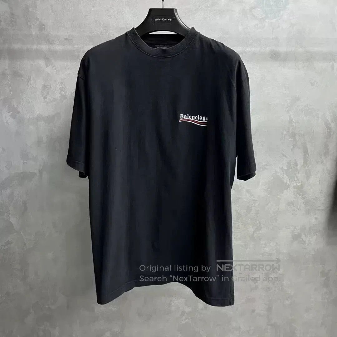 Balenciaga Balenciaga Coke Embroidery Loose Tee. Size US S / EU 44-46 / 1 - 1 Thumbnail