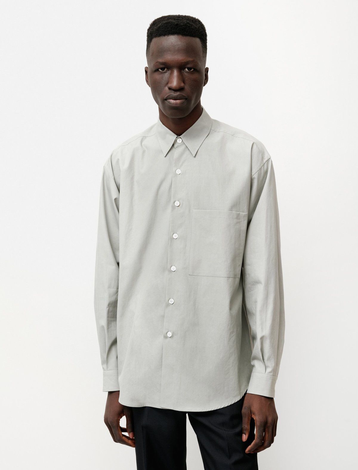 Auralee Washed Finx Twill Big Shirt | Grailed