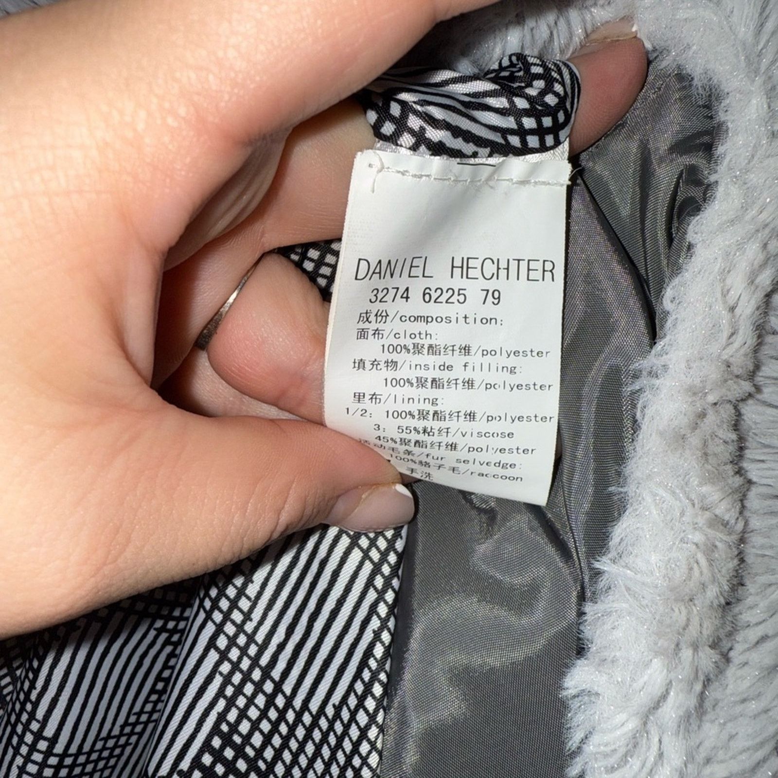 Daniel Hechter Daniel Hechter Faux Fur Hooded Parka Belt Black Size 8 Size M / US 6-8 / IT 42-44 - 8 Thumbnail
