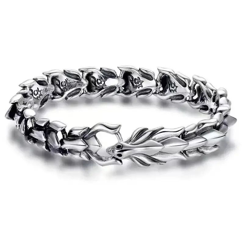 Jewelry Snake Ouroboros Dragon Bone Bracelet Size ONE SIZE - 2 Thumbnail
