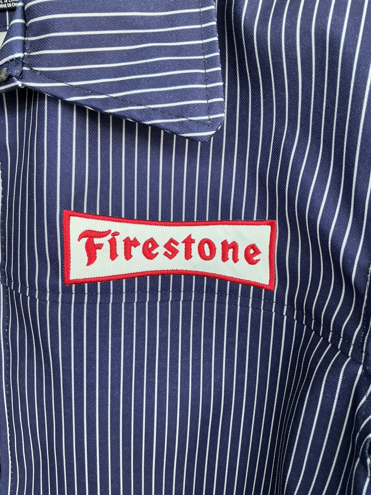 Other Firestone Striped Logo Jacket LG Size US L / EU 52-54 / 3 - 3 Thumbnail