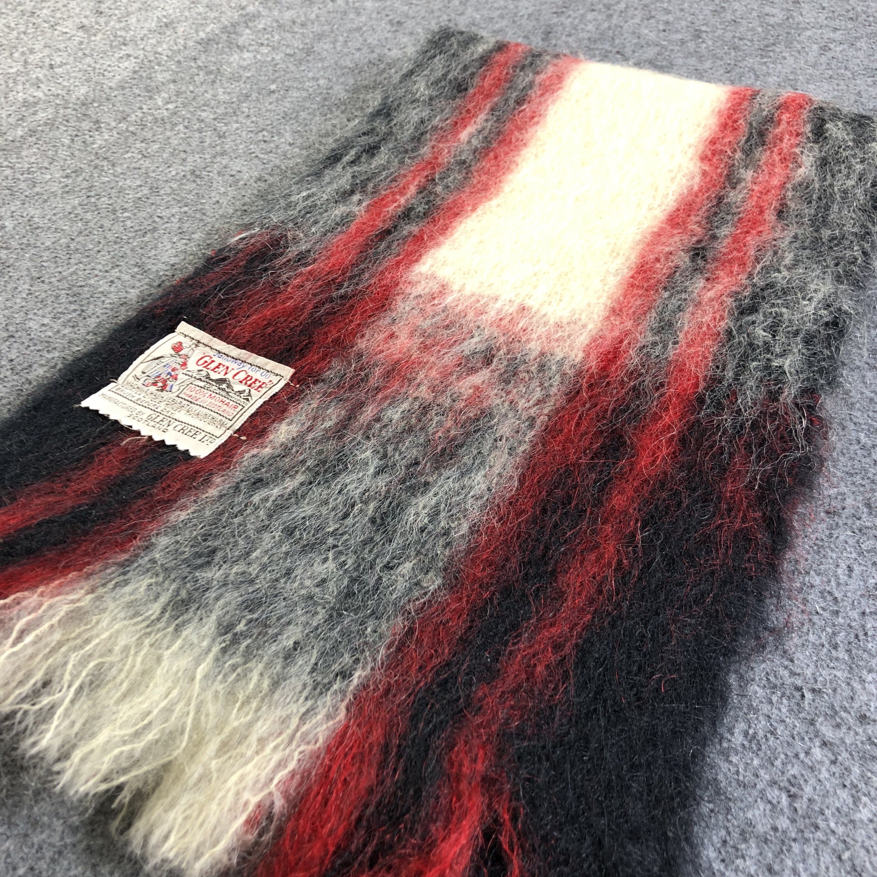 Vintage Glen Cree Mohair Scarf Muffler V1349 Size ONE SIZE - 3 Thumbnail