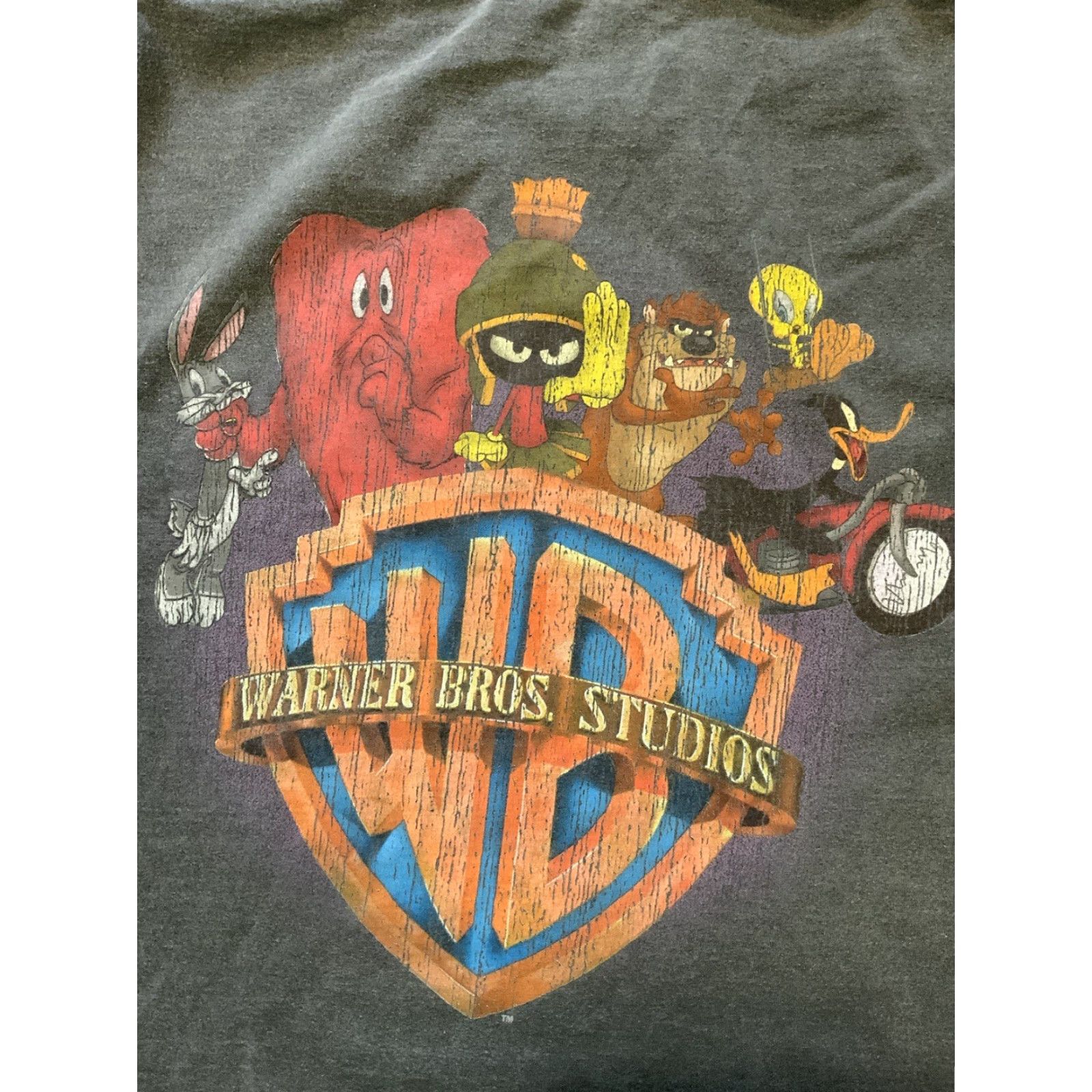 Vintage VINTAGE Warner Bros Looney Tunes X American Thrift Marvin Martian Heavyweight T-Shirt XL Gray Mens S/S Crewneck Size US XL / EU 56 / 4 - 7 Thumbnail