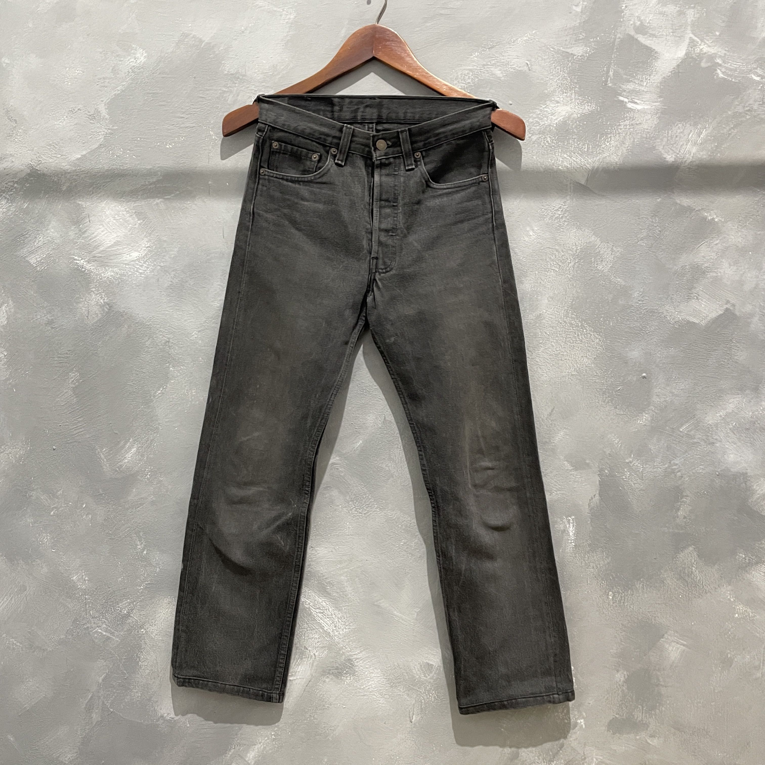 Rare Vintage 90s Faded Black Levi's 501