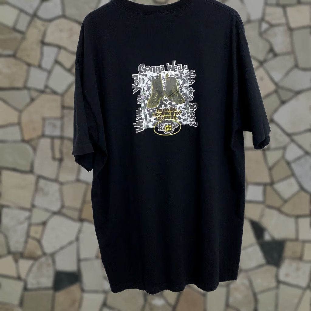 Dr. Martens VINTAGE Dr Martens Tee Black T-Shirt Double Sided What Are You Gonna Wear XL Men Size US XL / EU 56 / 4 - 1 Thumbnail