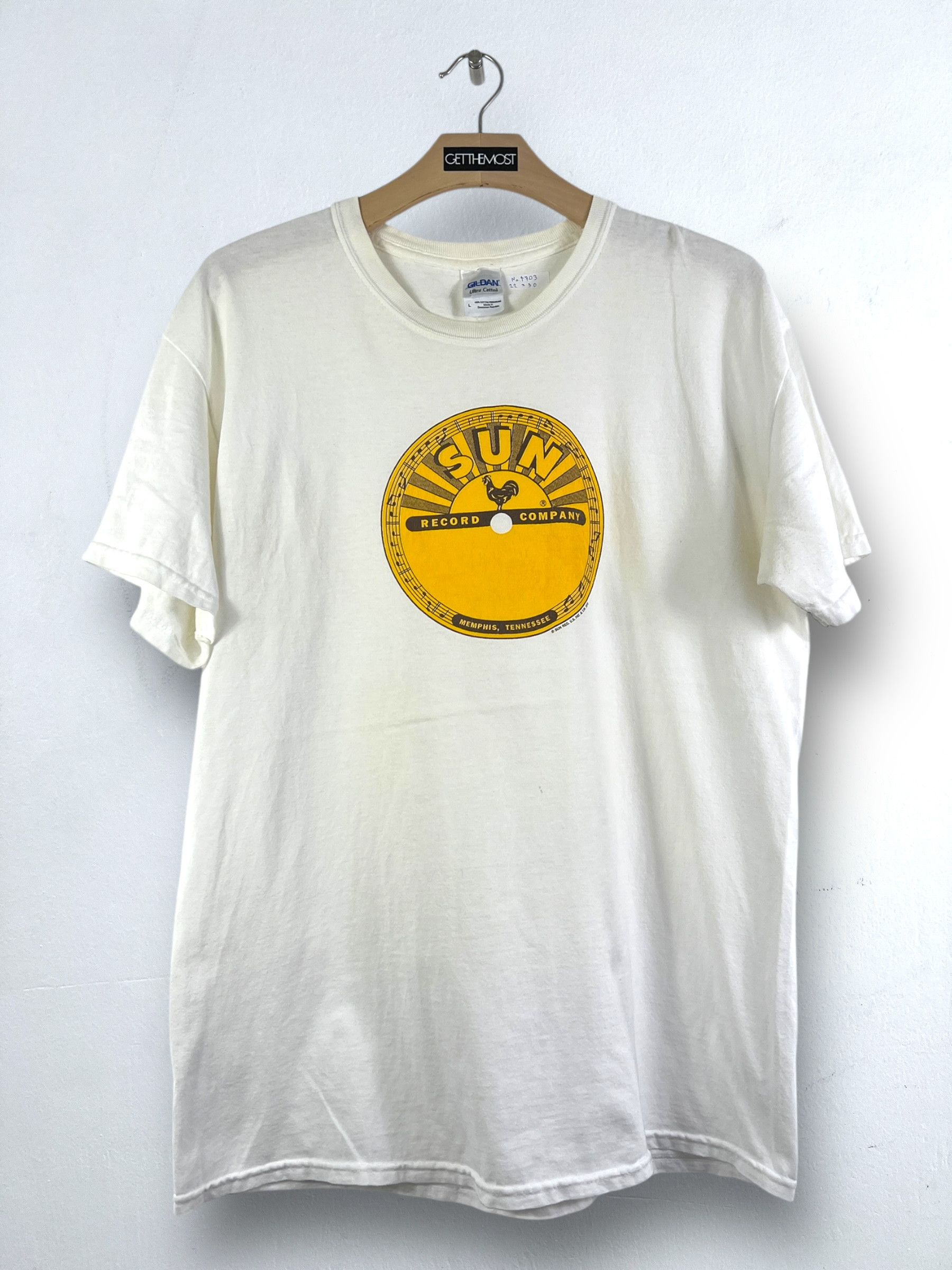 Other No.4703 Sun Records Box Logo Graphic Tee (L) Size US L / EU 52-54 / 3 - 1 Thumbnail