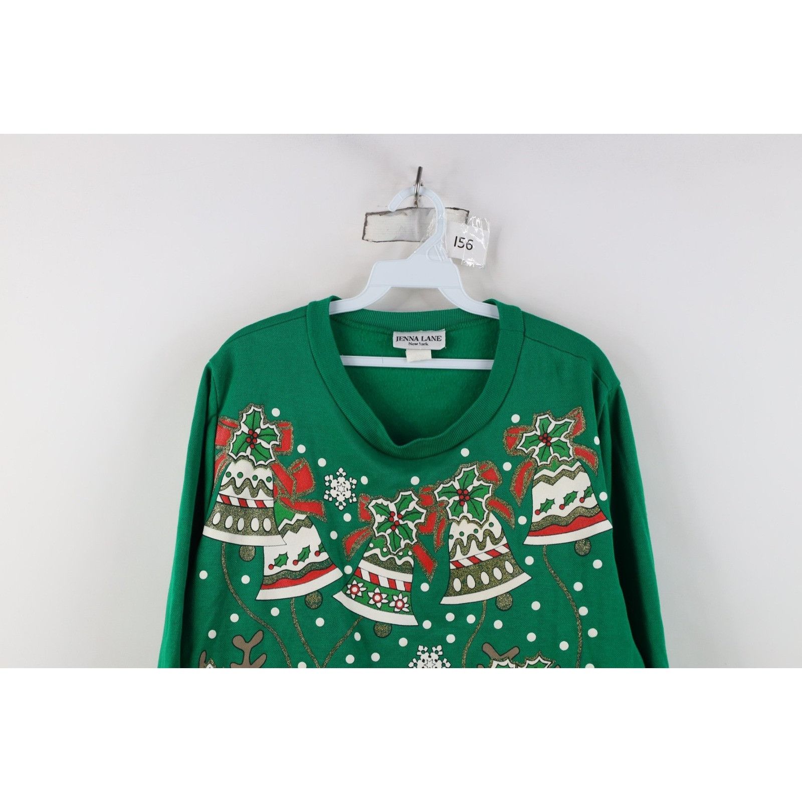 Vintage Vintage 90s Streetwear Christmas Reindeer Sweatshirt Size L / US 10 / IT 46 - 2 Thumbnail