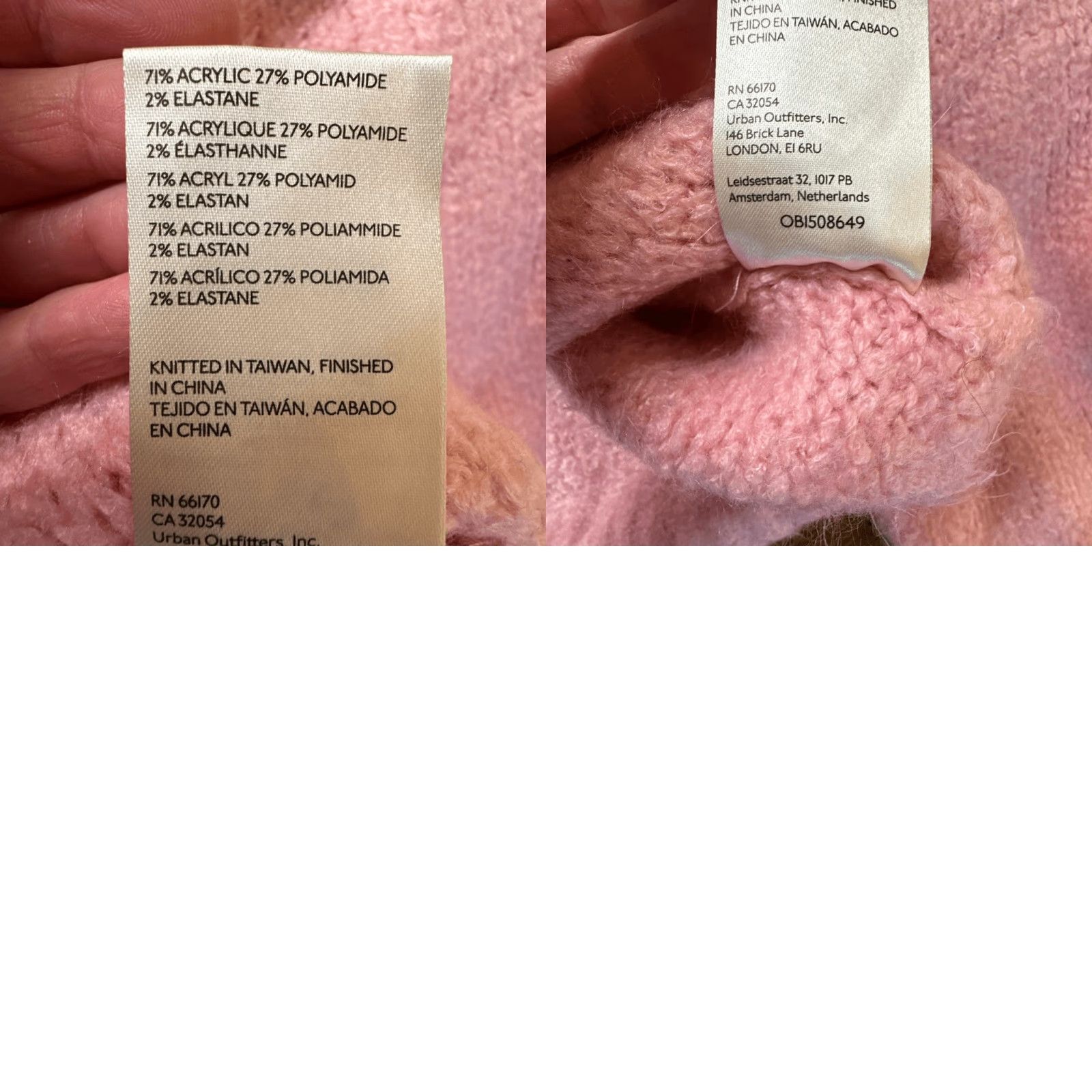 Free People Free People Bradley Sweater Pink Small Knitted Pullover Cropped Boho Chunky Size S / US 4 / IT 40 - 8 Thumbnail
