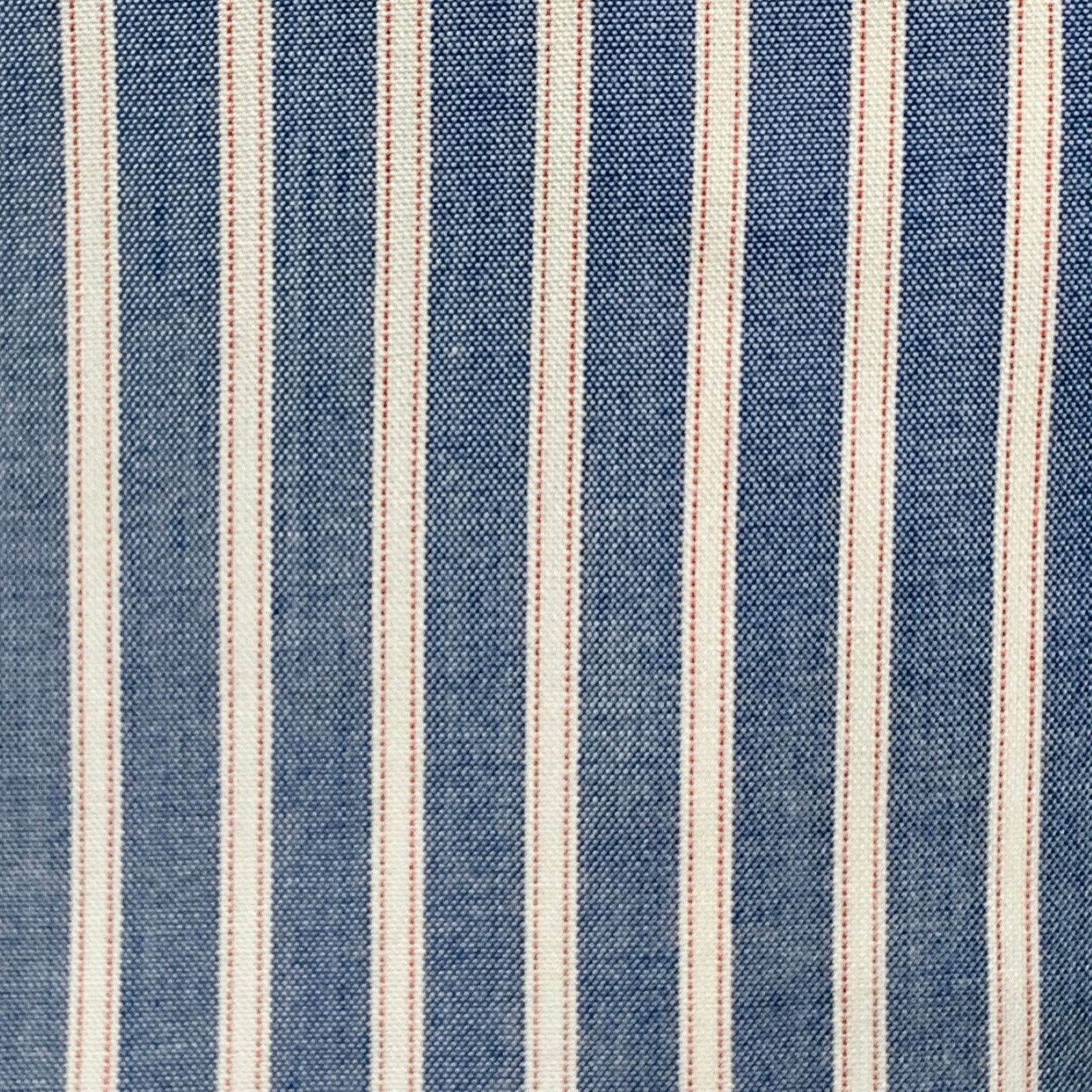 Rag & Bone RAG & BONE Blue White Rayon Cotton Stripe One Pocket Shirt Size L / US 10 / IT 46 - 2 Thumbnail