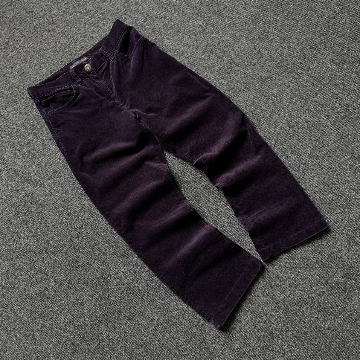 Hypebeast VTG Women’s Velvet Pants Mark Spencer Size 6 00s USA Size 28" / US 6 / IT 42 - 2 Thumbnail