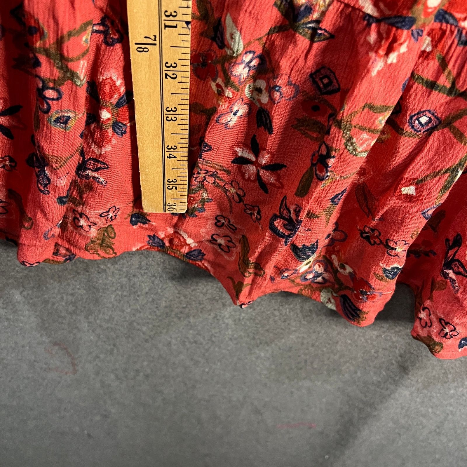 Other Canyon Retreat Regular Flutter Sleeve Dress Size L / US 10 / IT 46 - 6 Thumbnail