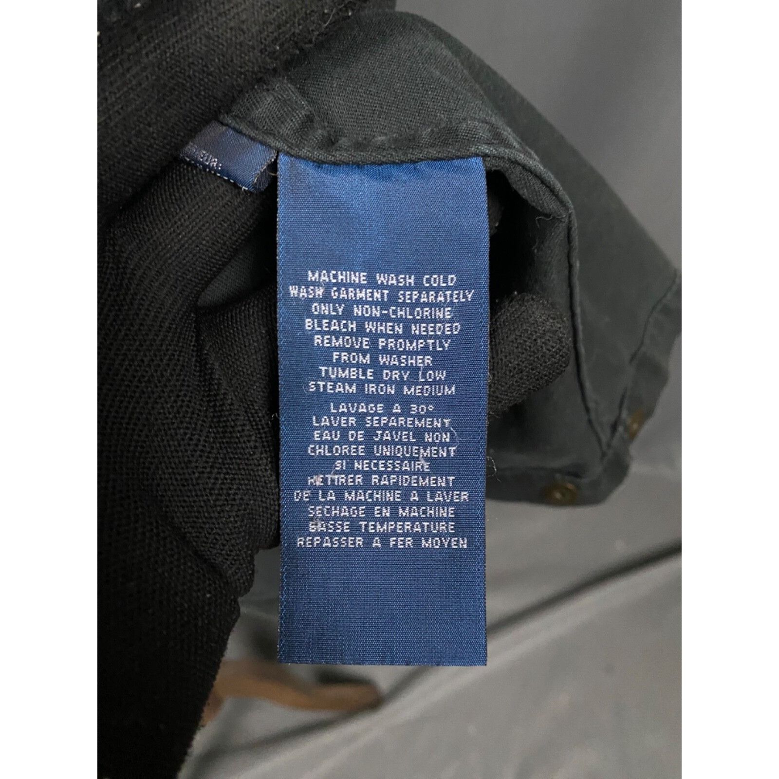 Polo Ralph Lauren Polo Ralph Lauren VTG Men's Black Denim Multipocket Jacket S Size US M / EU 48-50 / 2 - 12 Thumbnail