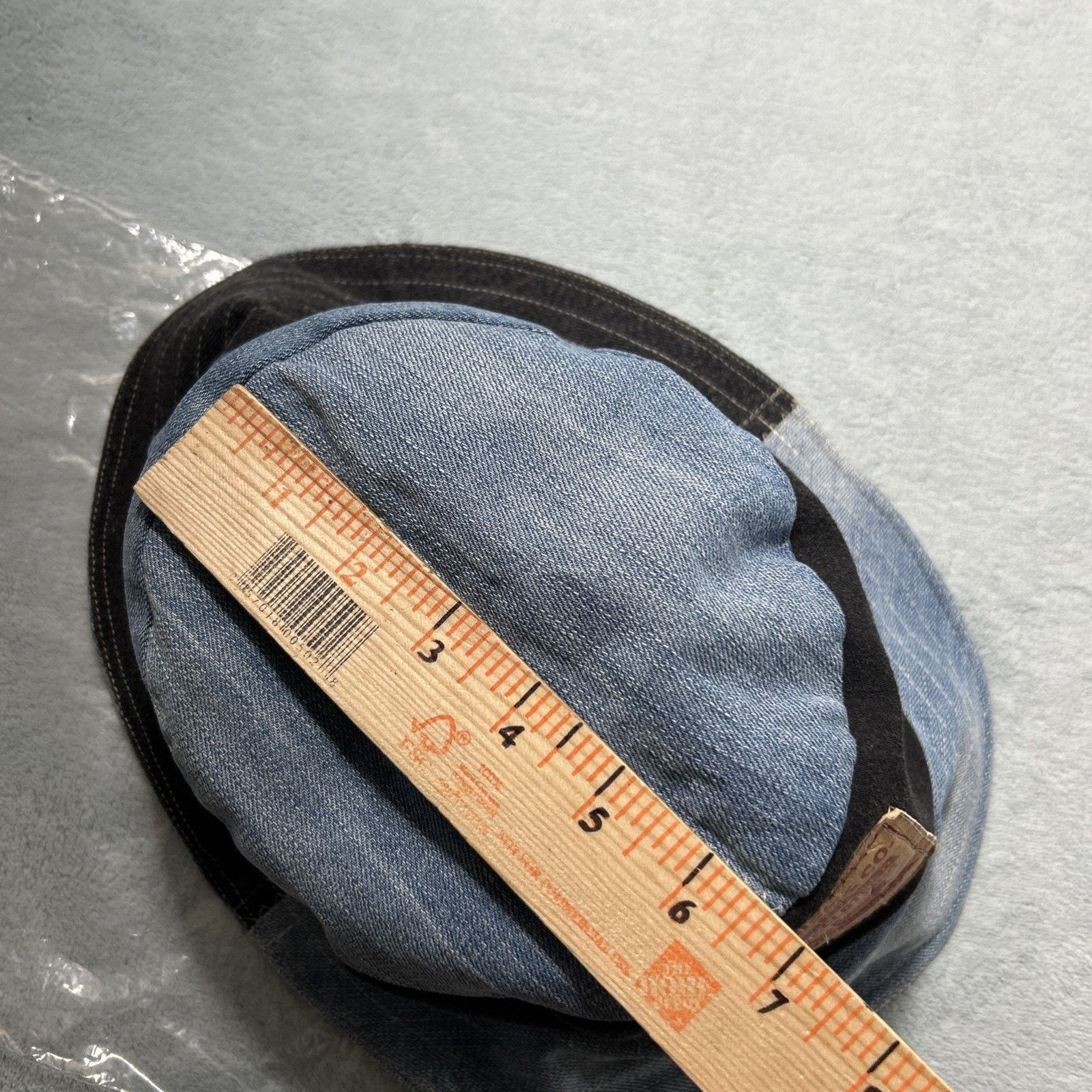 Levi's Patchwork Denim Panel Bucket Hat Large Reversible Granola Size ONE SIZE - 3 Thumbnail