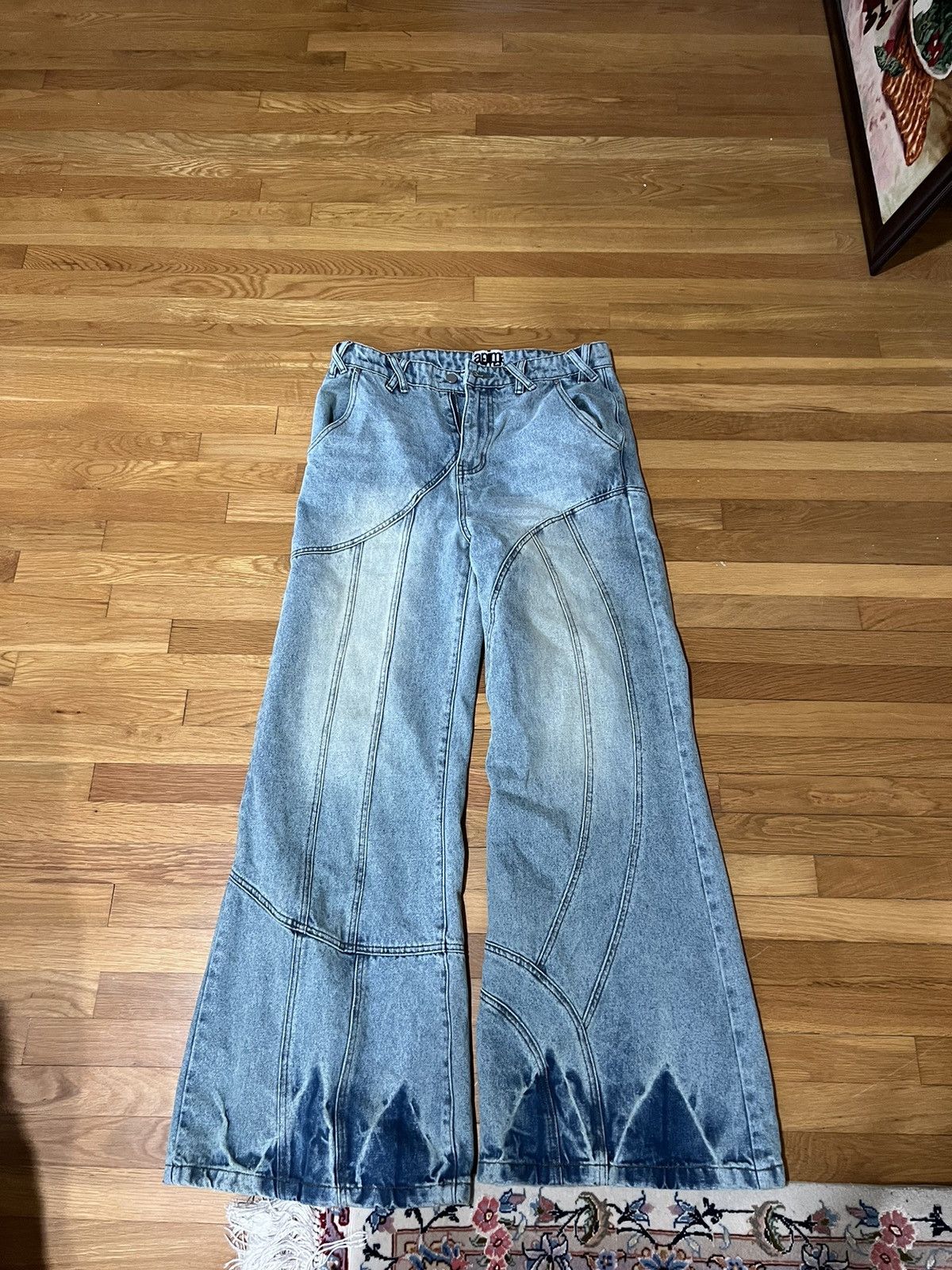 image of Vintage Anima Visum Sold Out Wide Legged Denim in Blue, Men's (Size 32)