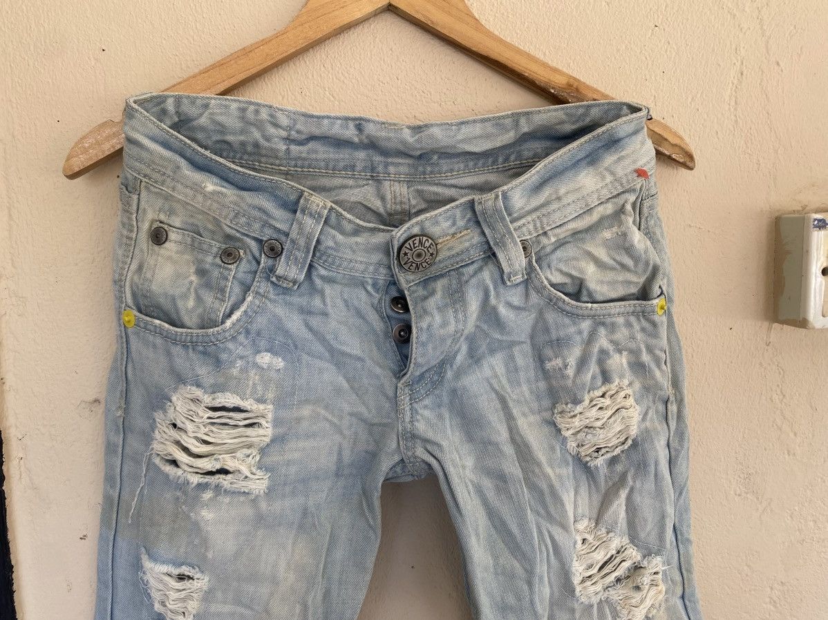 Japanese Brand Vence Distressed Jeans Size US 29 - 3 Thumbnail